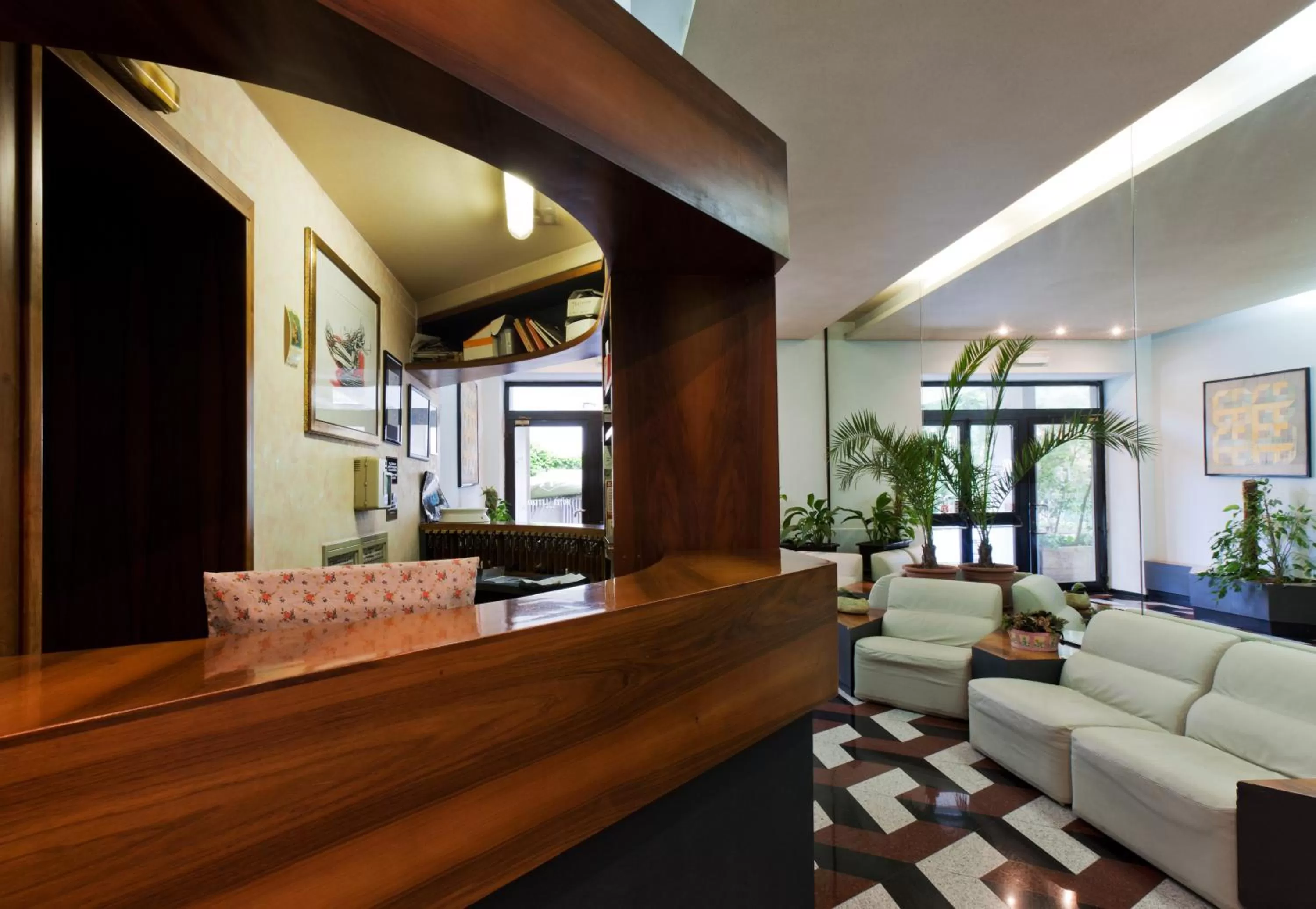 Lobby or reception in Hotel Letizia