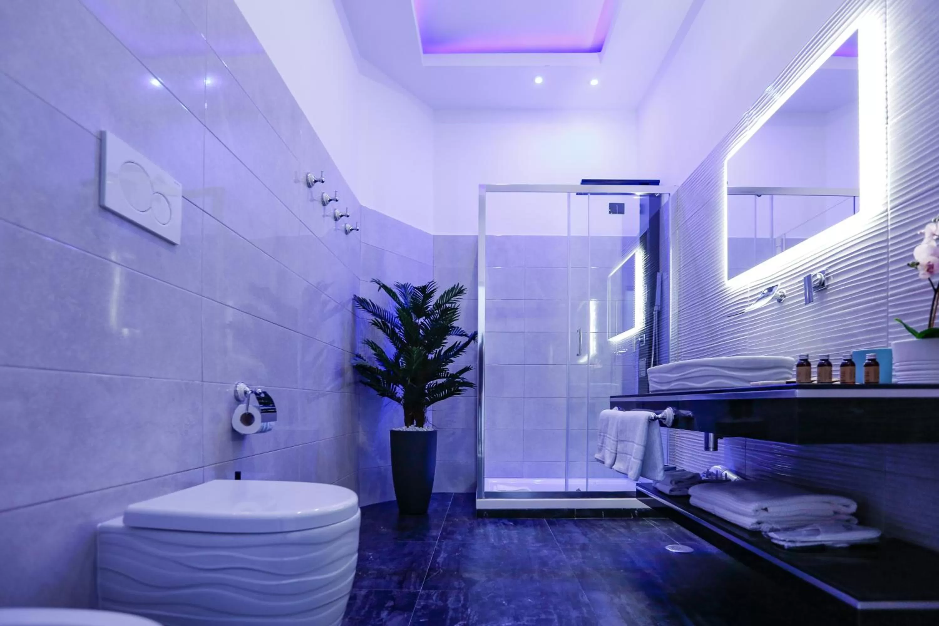 Shower in Escape Luxury Suite - CA Domus Collection