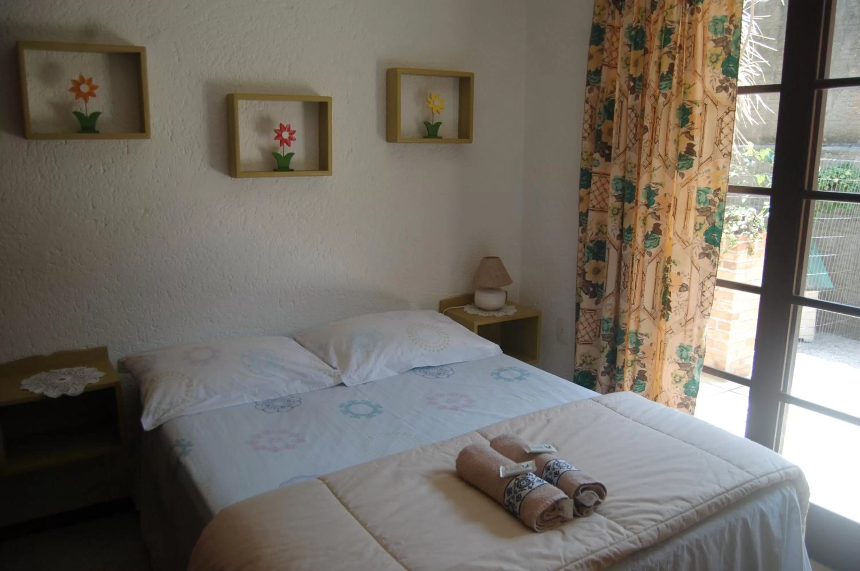 Bed in Pousada Santa Genoveva campeche