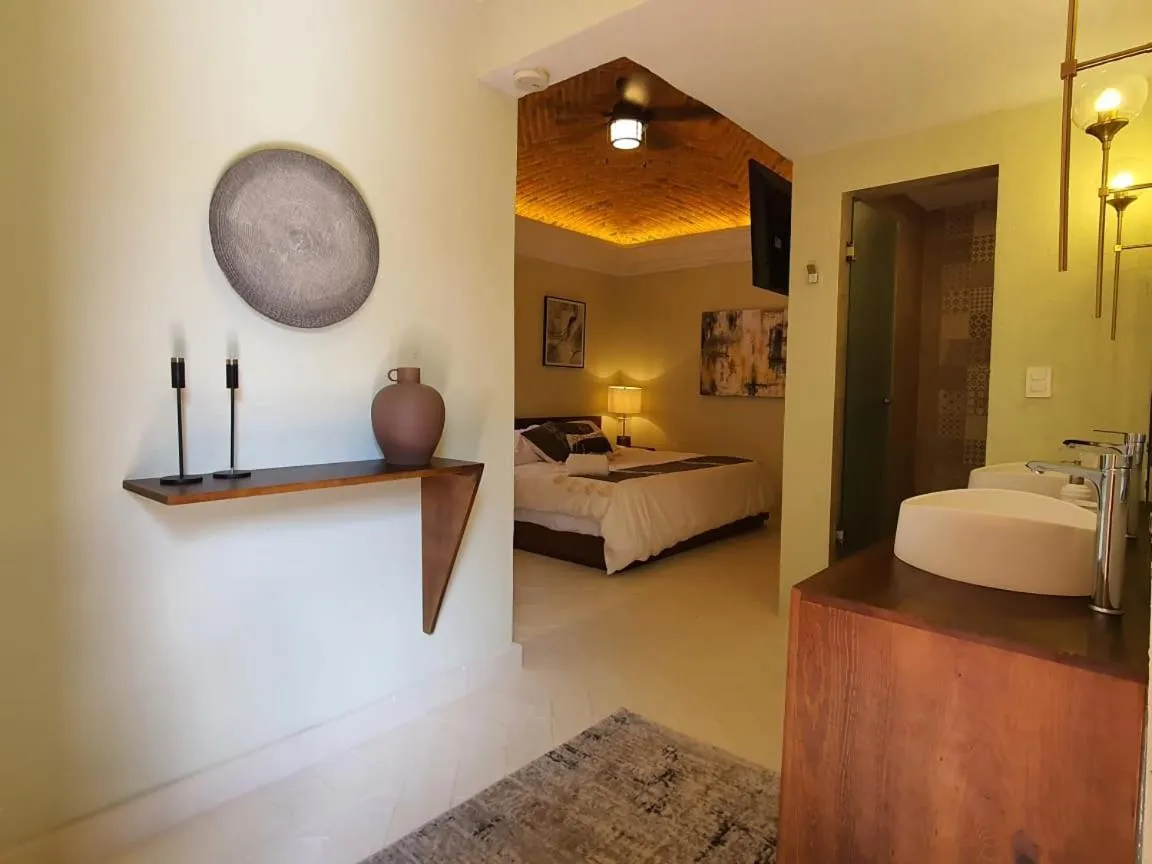 Bedroom, Bed in Mansion San Miguel