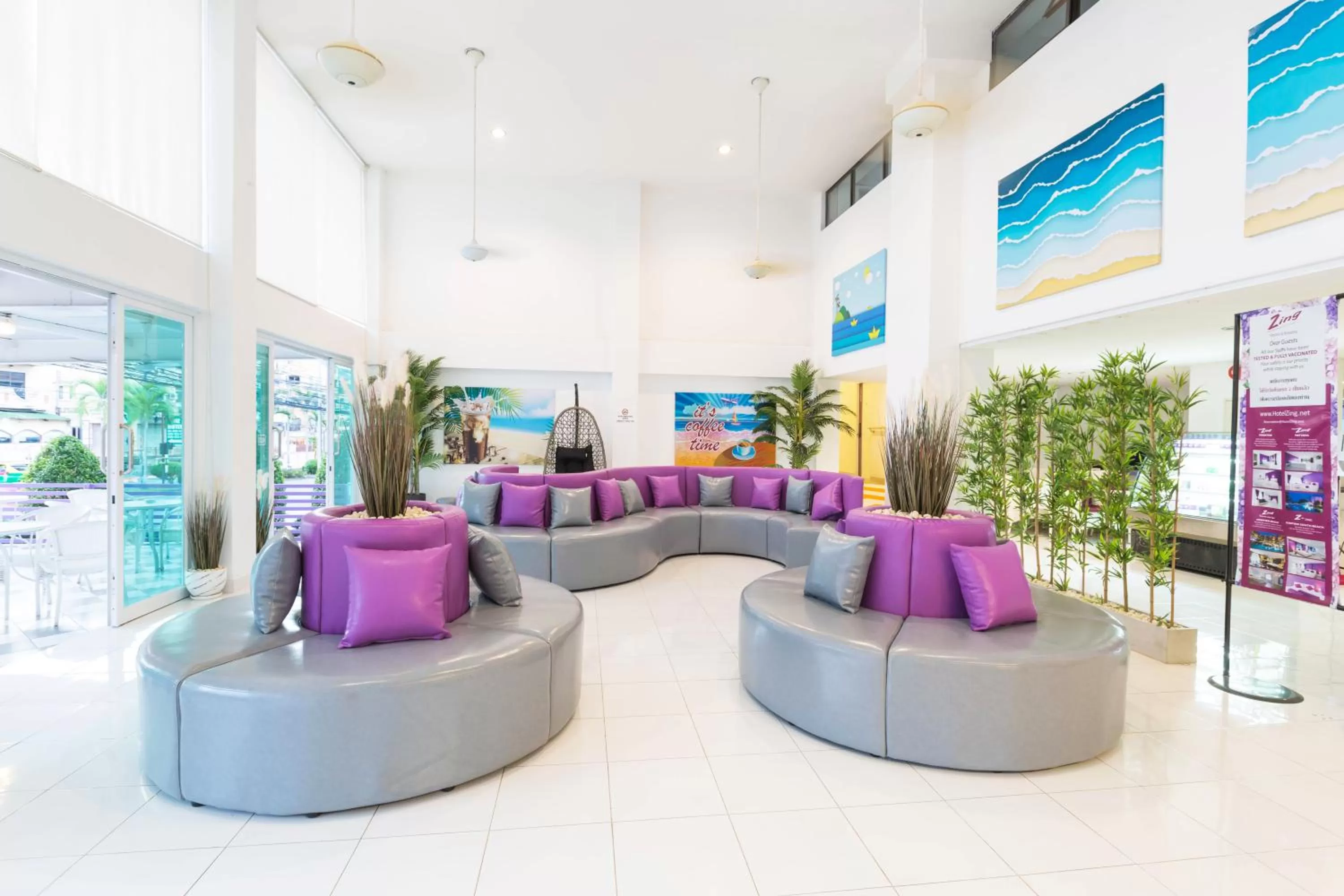 Lobby or reception in Hotel Zing