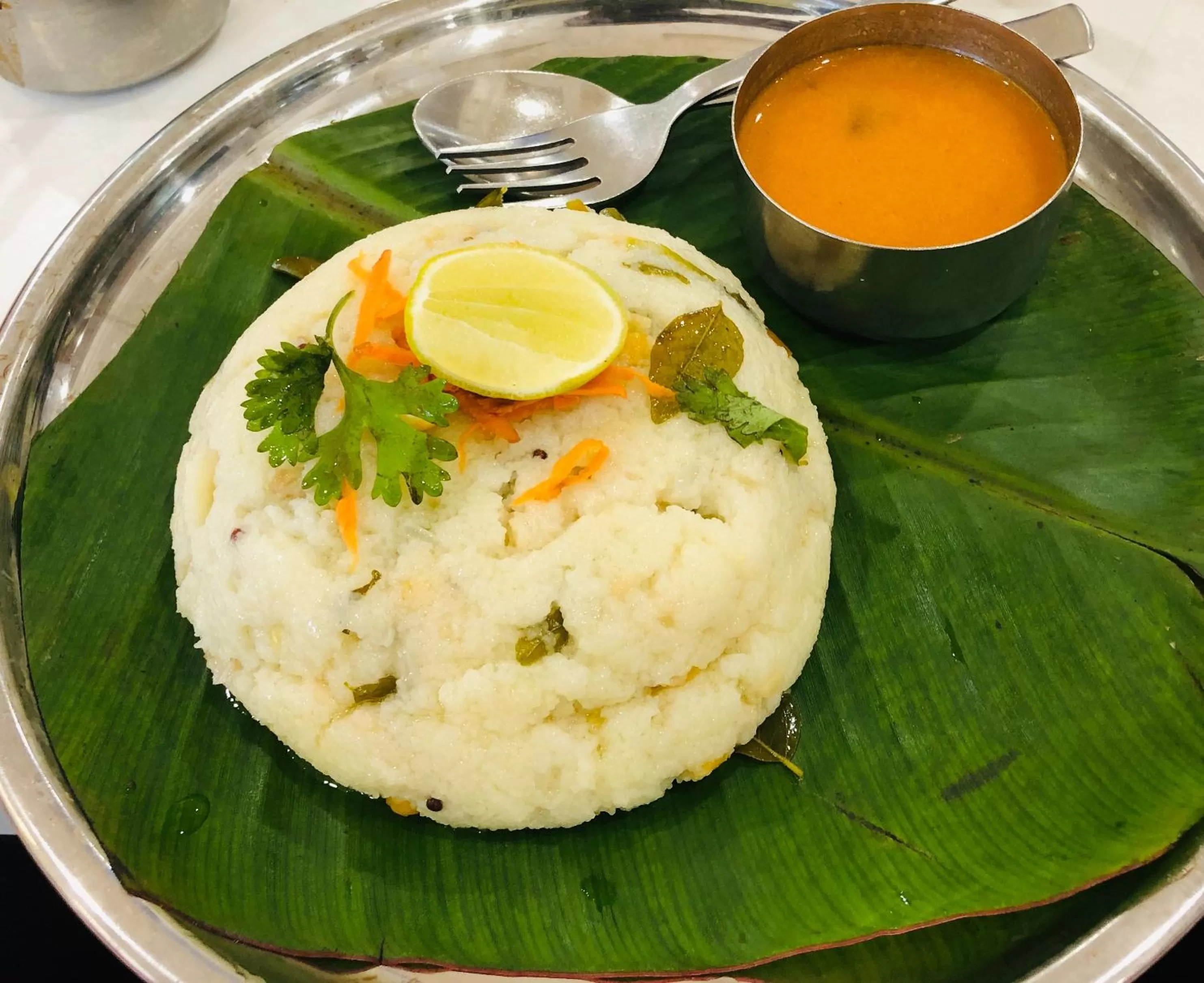 Food close-up in Hotel Golden Leaves