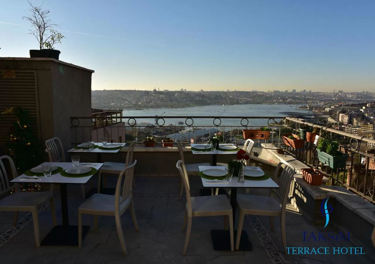 Bird's eye view in Taksim Terrace Hotel