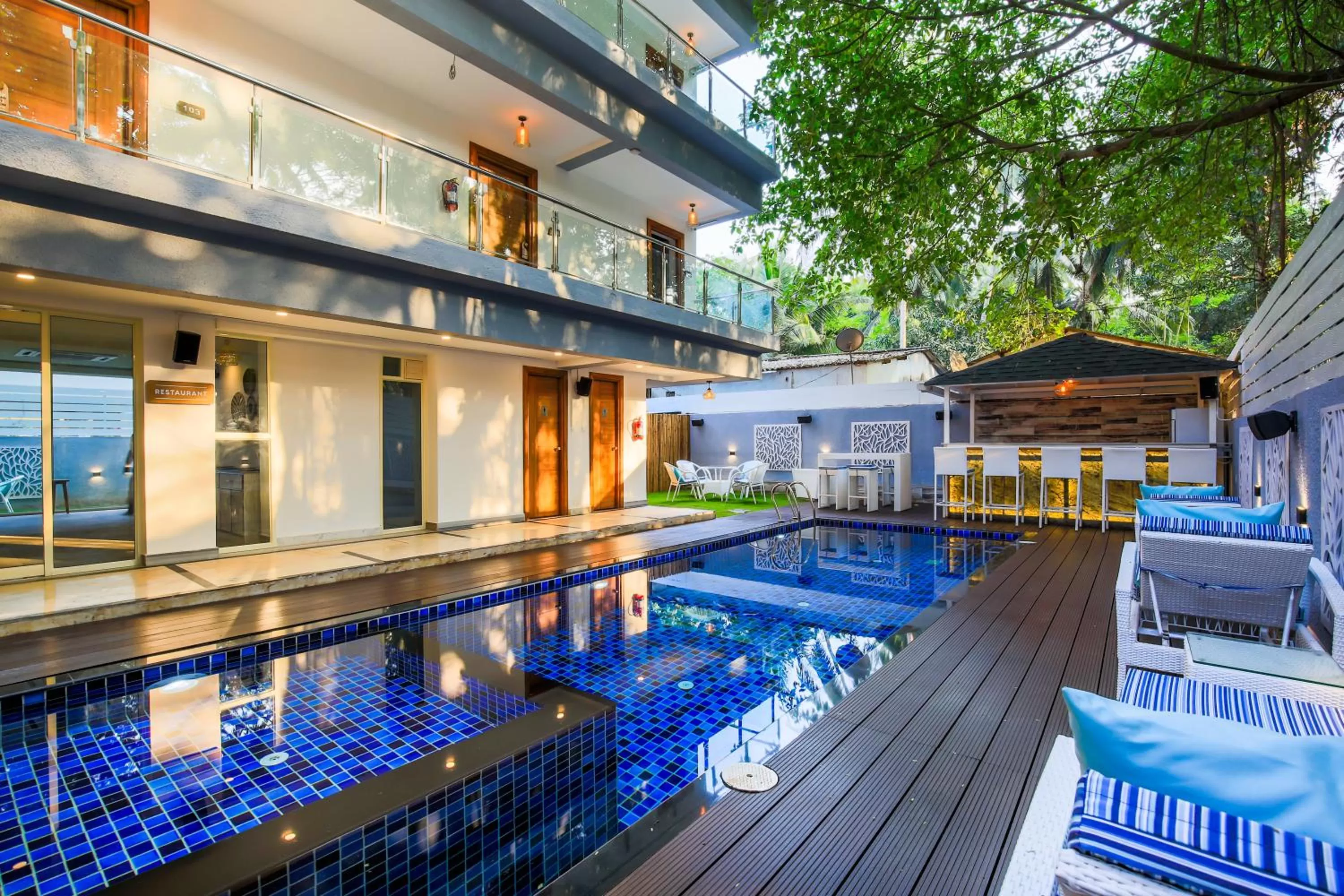 Facade/entrance in FabHotel Casa Kiara With Pool Side Bar - Nr Calangute Beach