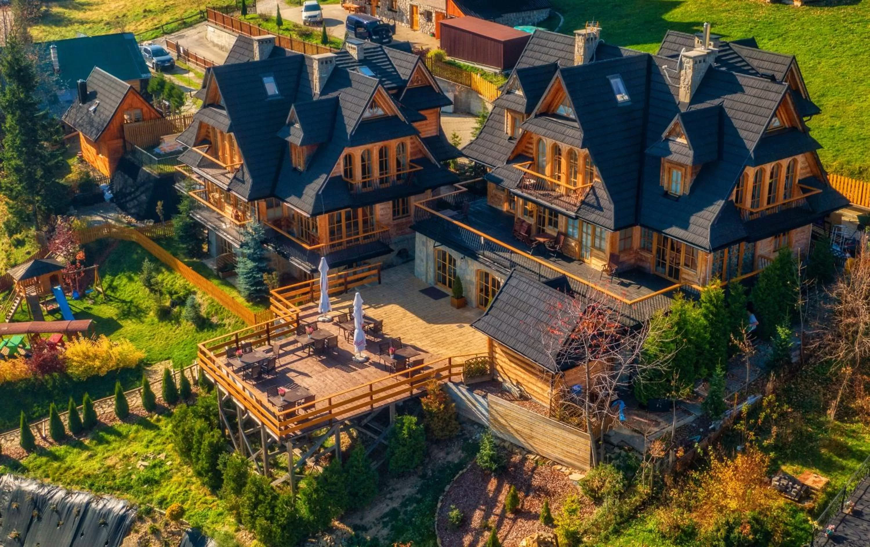 Bird's eye view in Butorowy Dwór