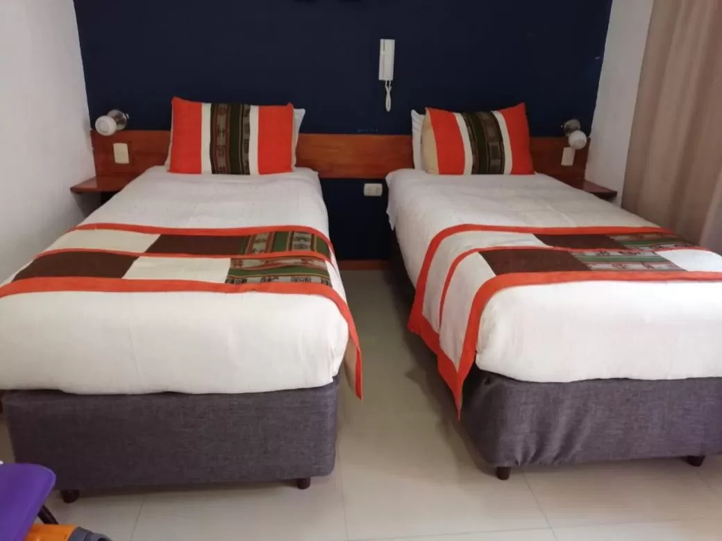 Bed in Hotel Esmeralda