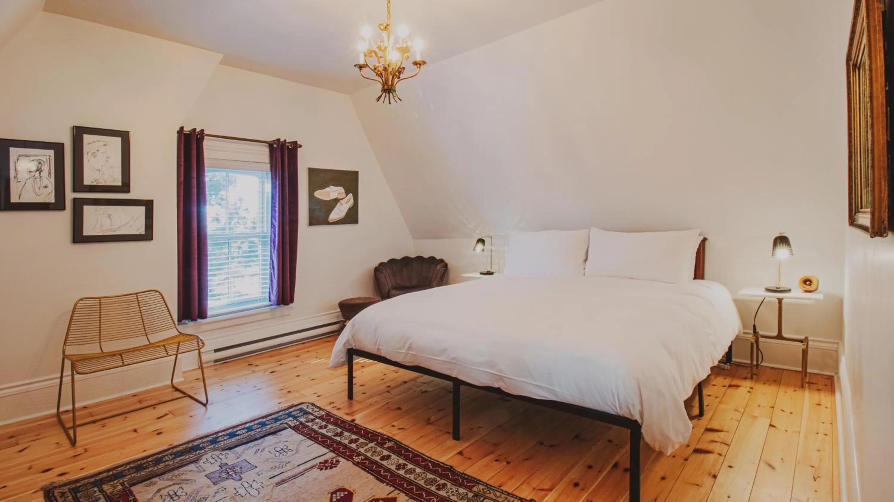 Bedroom in Merrill House