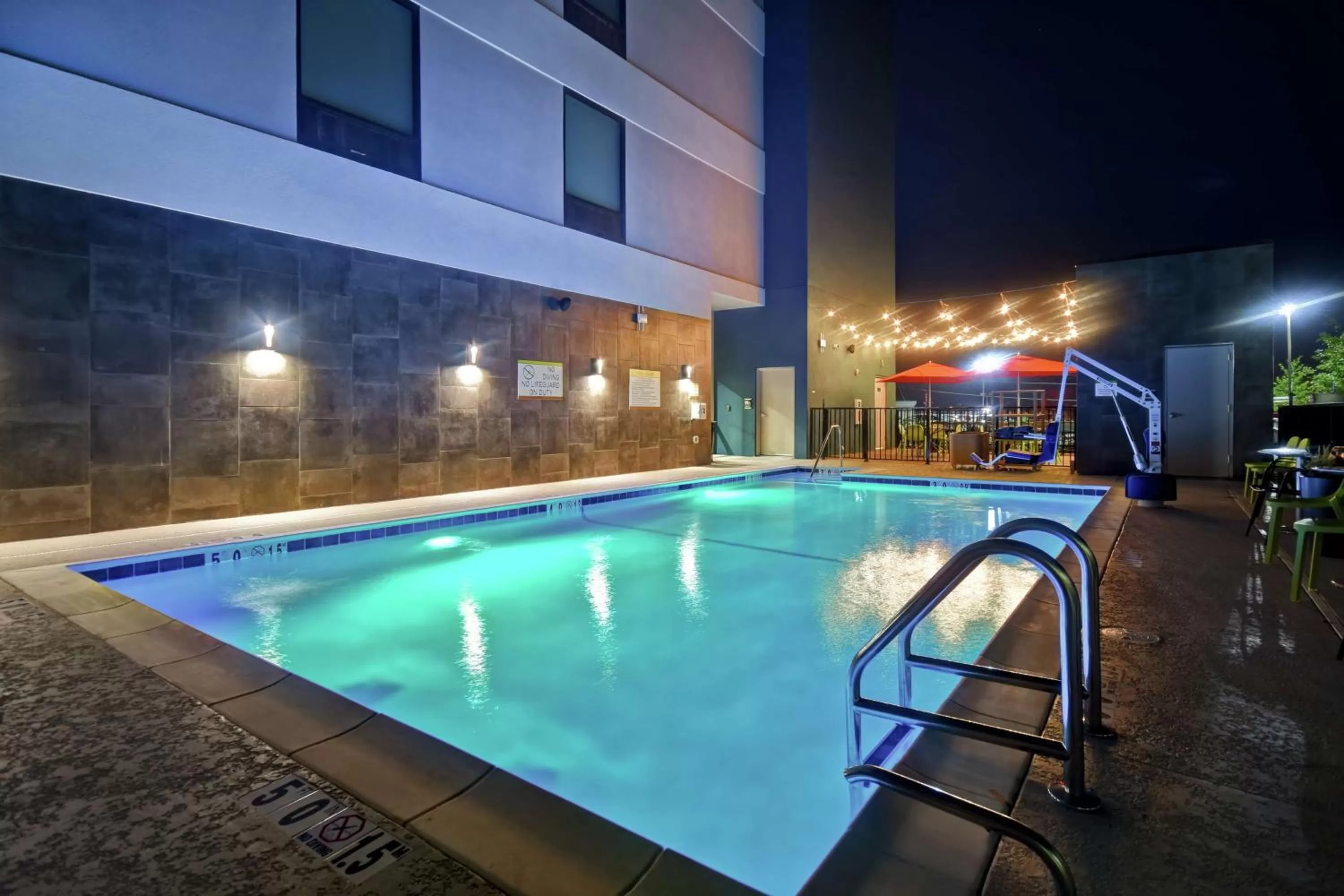 Pool view in Home2 Suites By Hilton Birmingham/Fultondale, Al