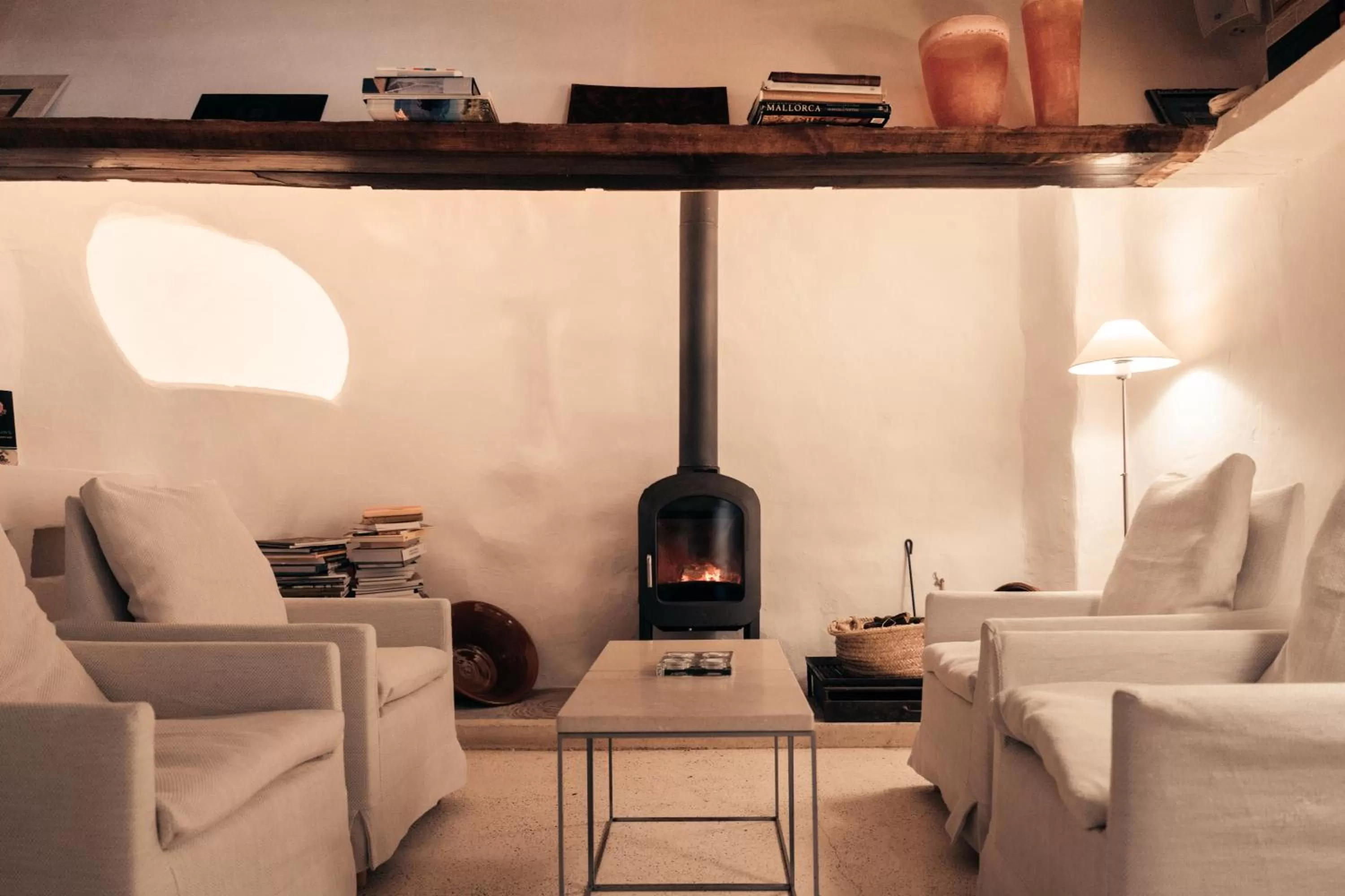 Living room in Cases de Son Barbassa Hotel & Restaurant