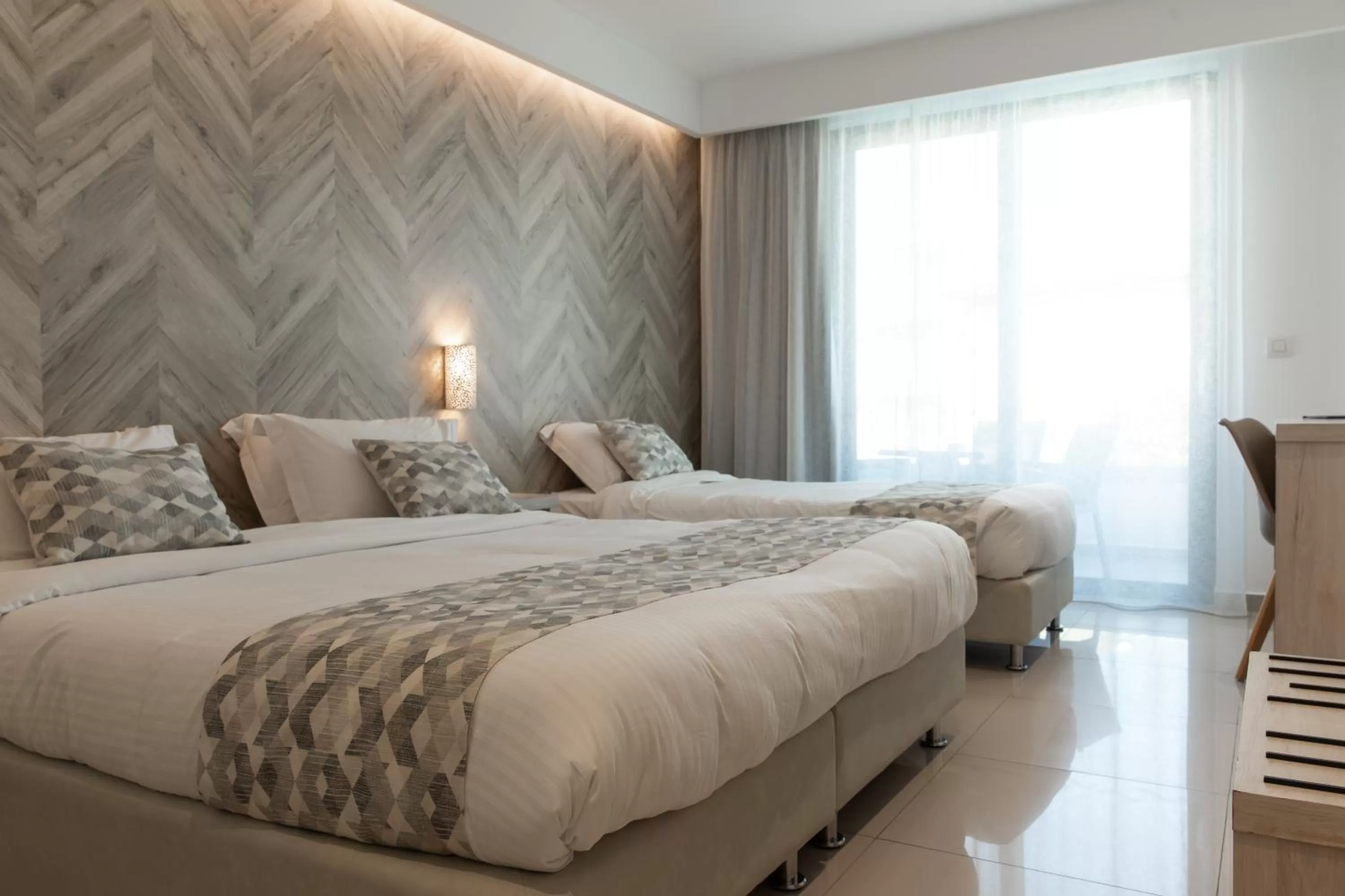 Photo of the whole room, Bed in Agrelli Hotel & Suites