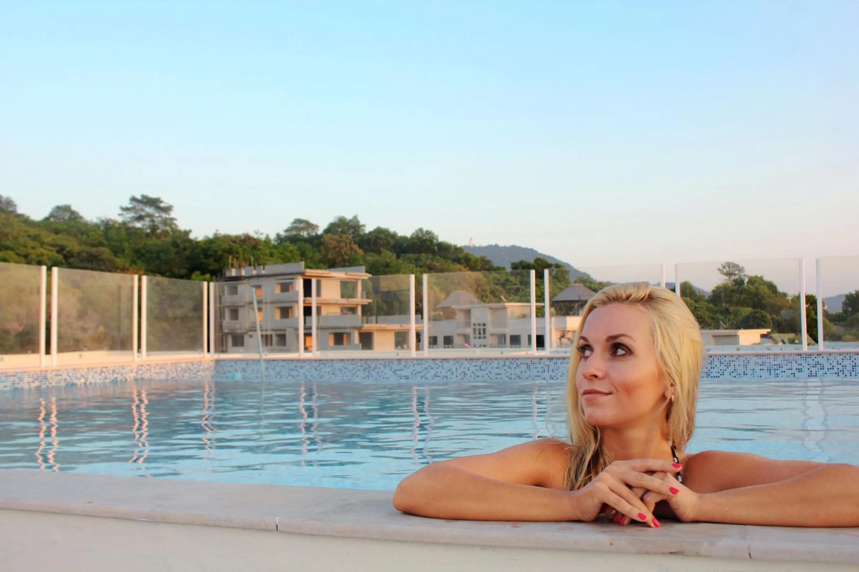 People in Chanalai Hillside Resort, Karon Beach