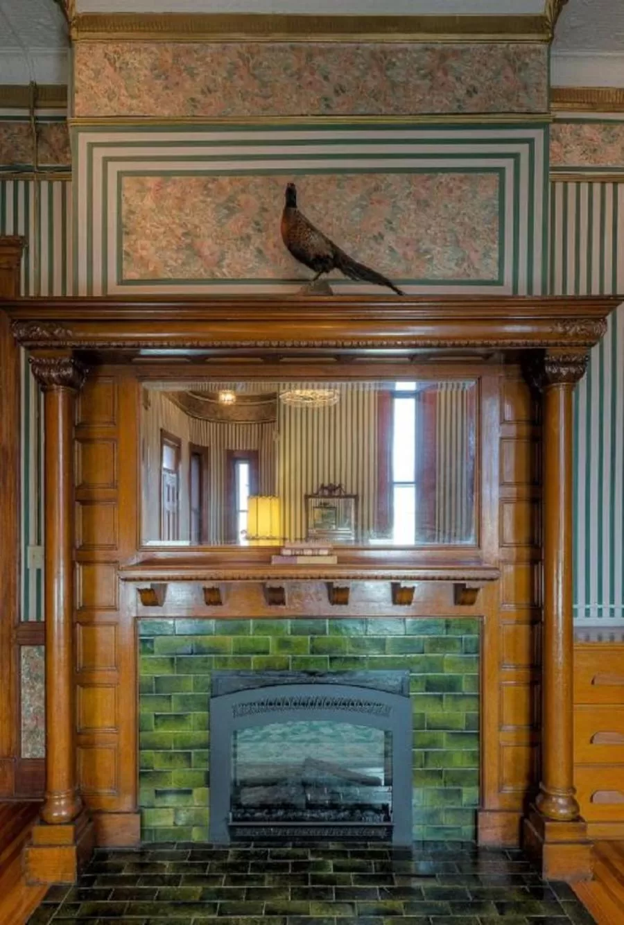 Decorative detail in Amsterdam Castle NY