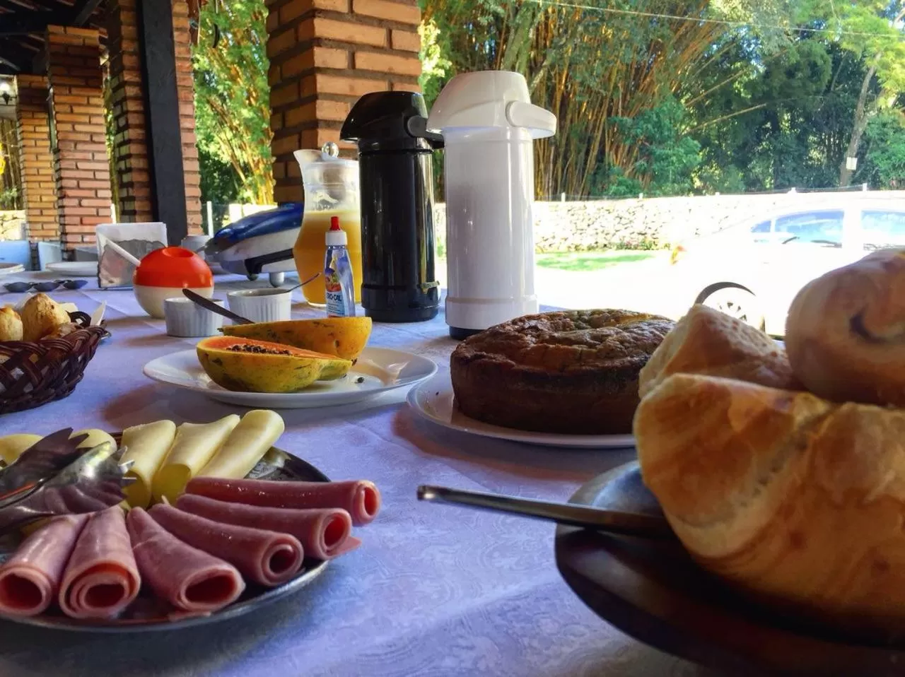Breakfast in Pousada Cantinho do Mundo