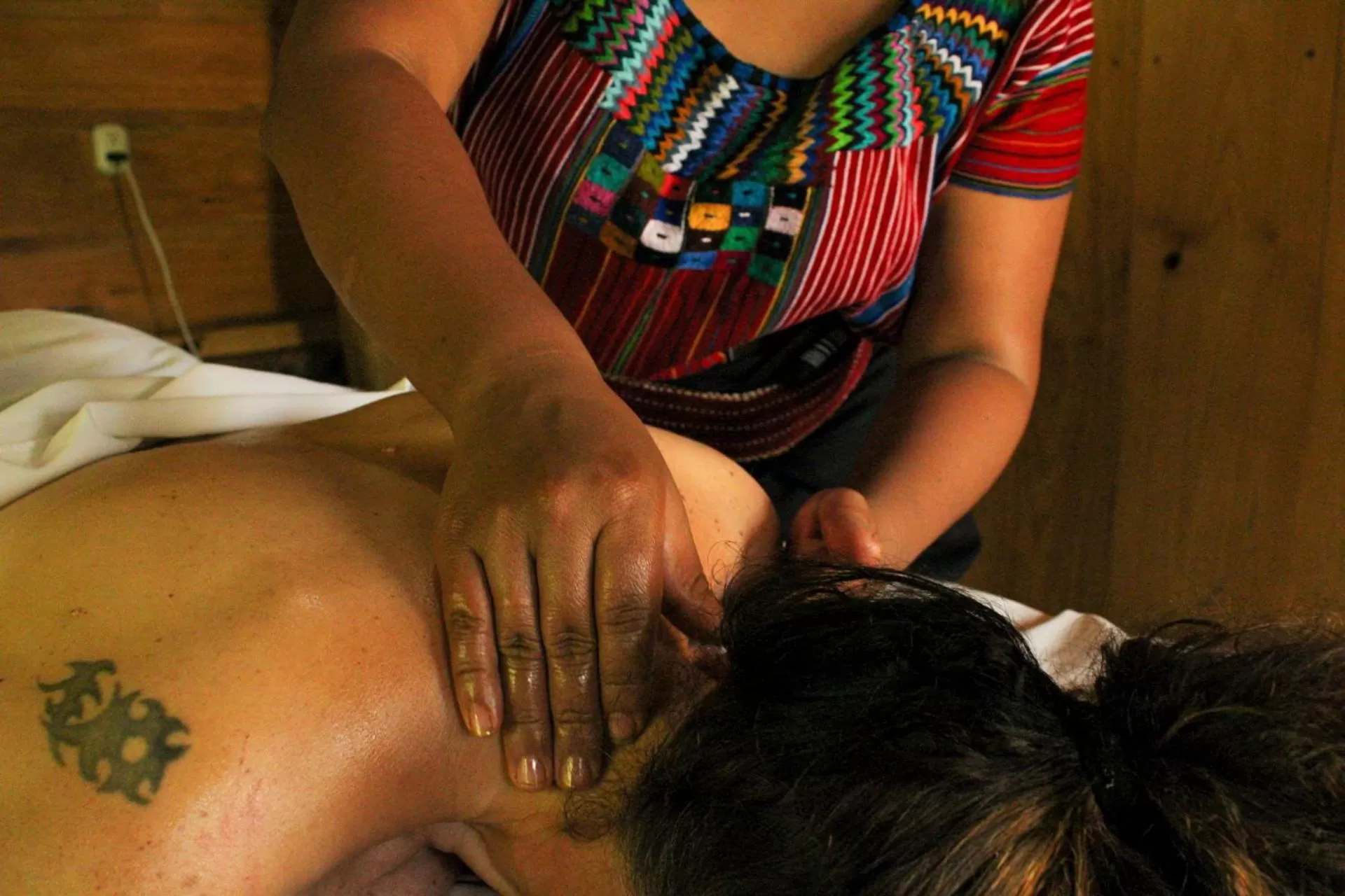 Massage in Eco-Hotel Mayachik