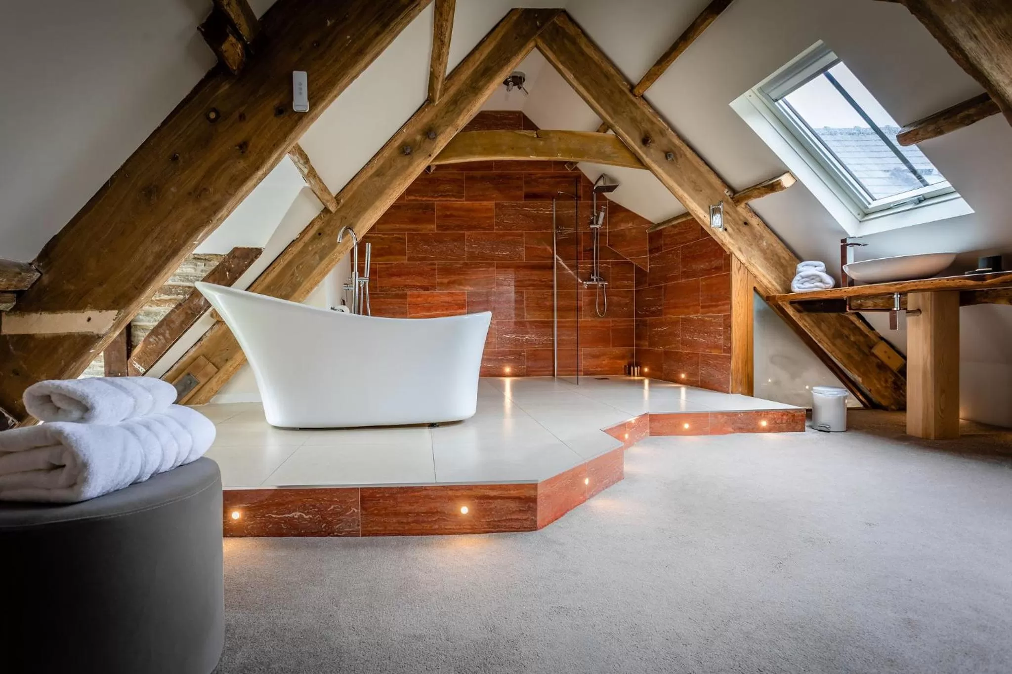 Bathroom in Lanelay Hall Hotel & Spa