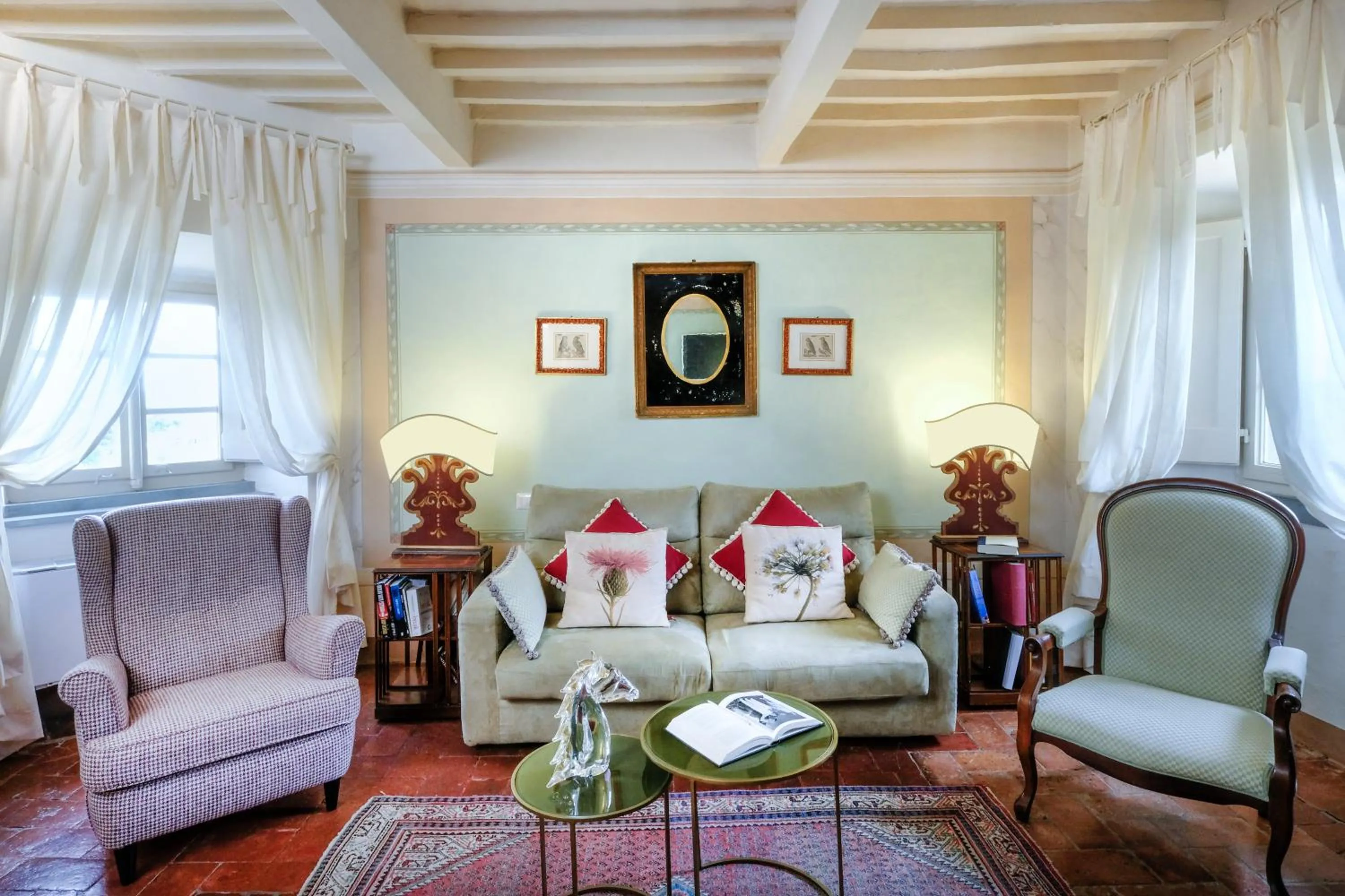 Living room in Il Falconiere Relais & Spa