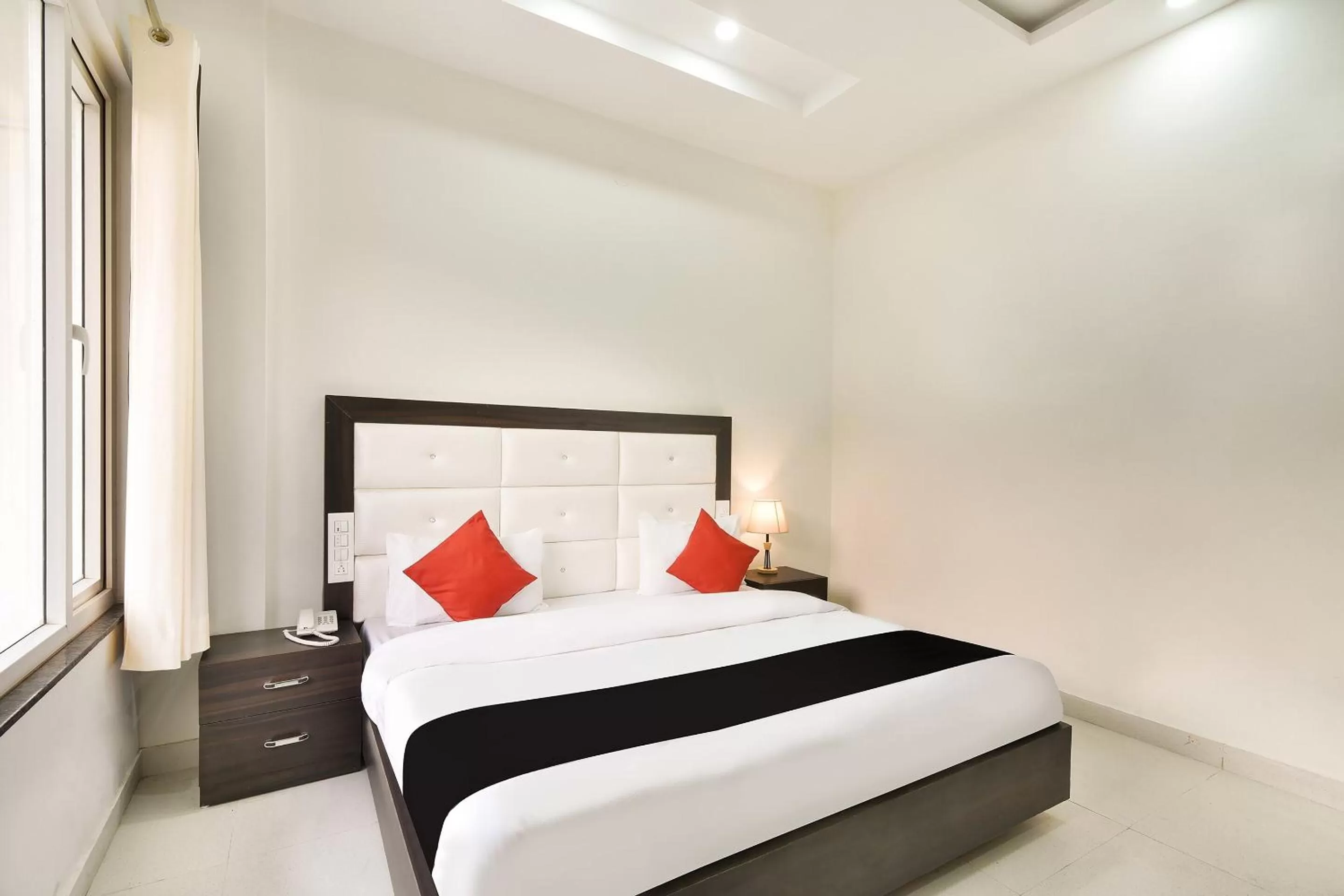 Bedroom, Bed in Capital O Yogasthali Inn Hotel And Spa