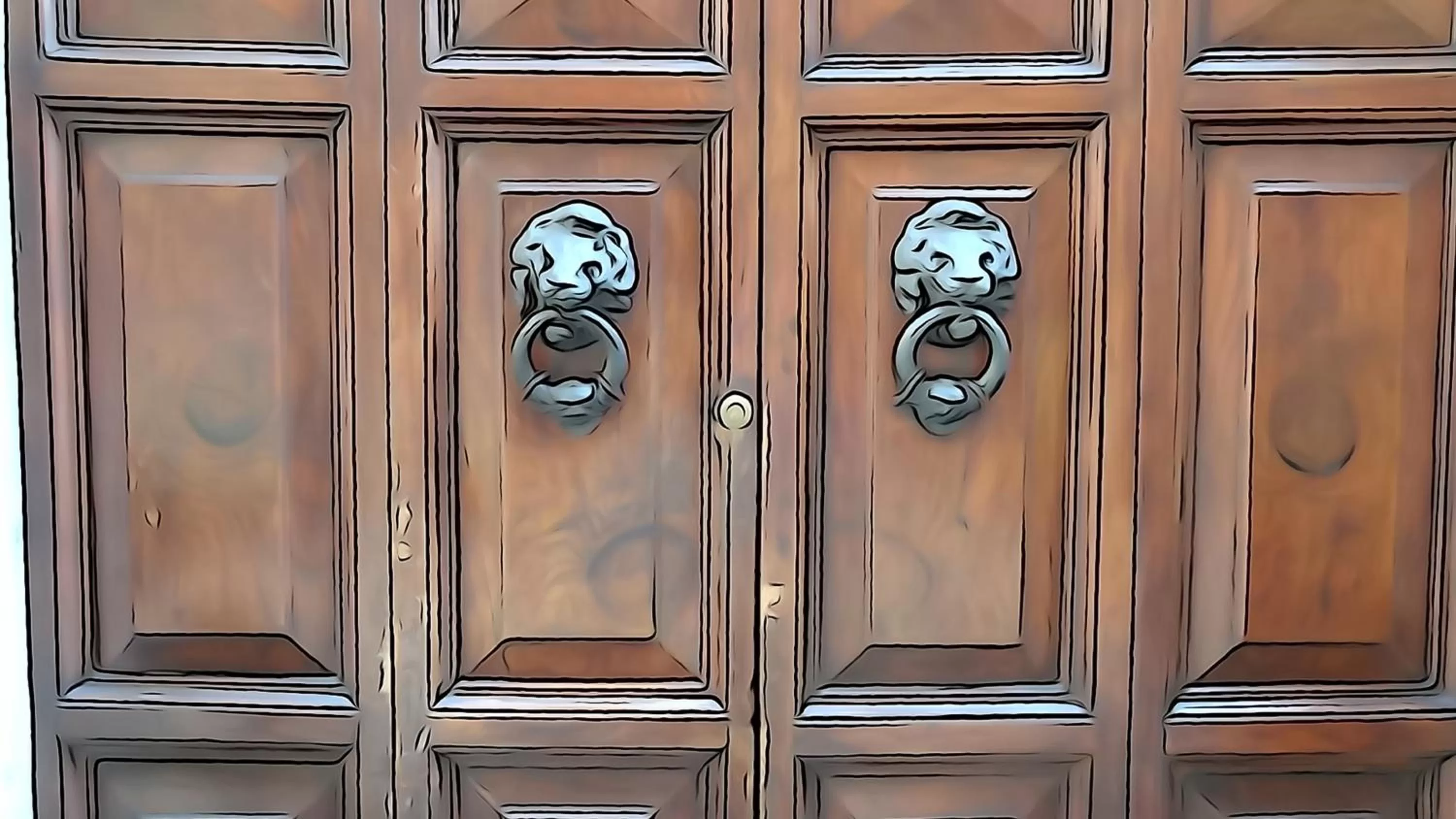 Facade/entrance in La Maison Dell'Orologio