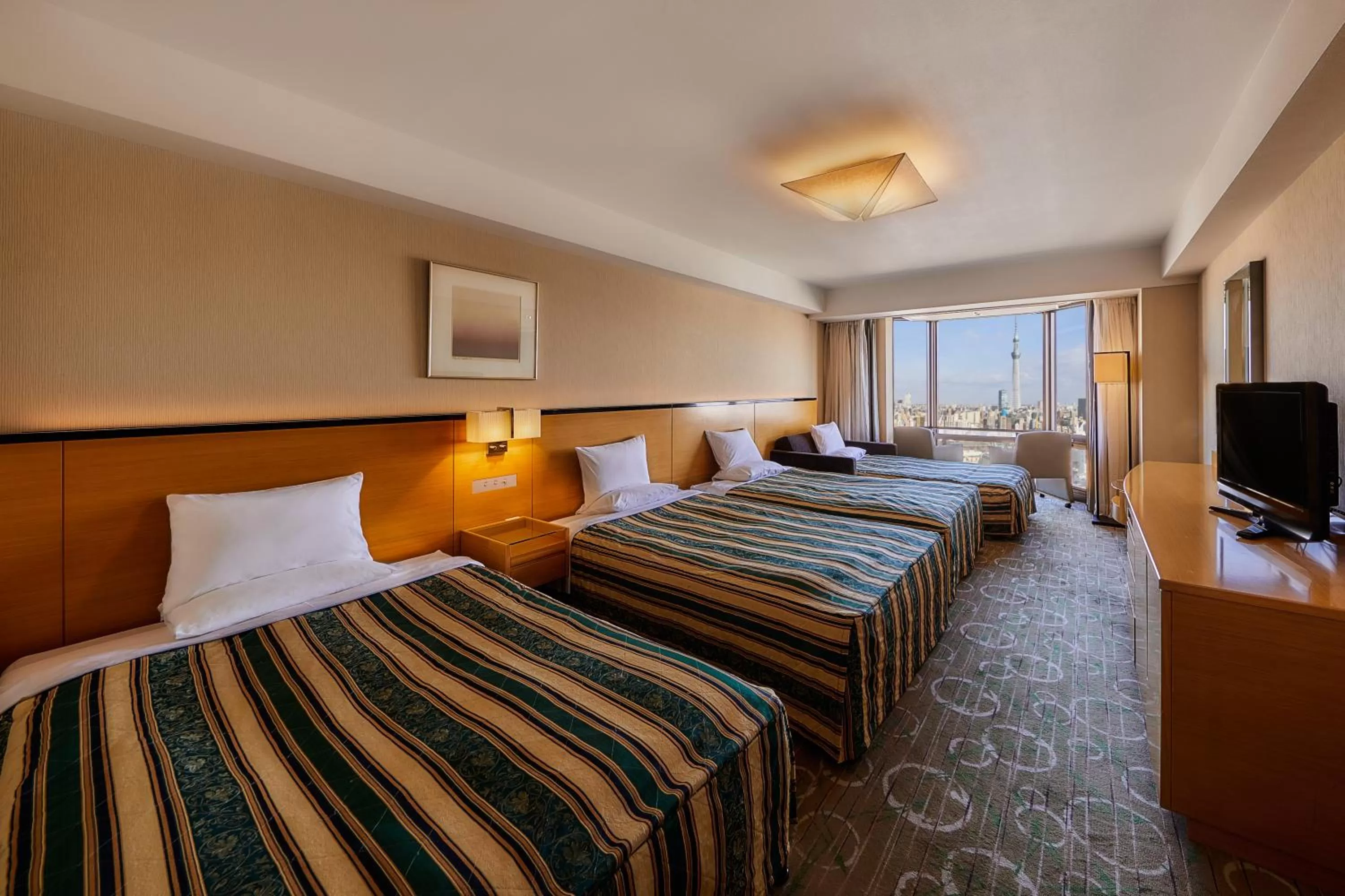 Photo of the whole room, Bed in Asakusa View Hotel