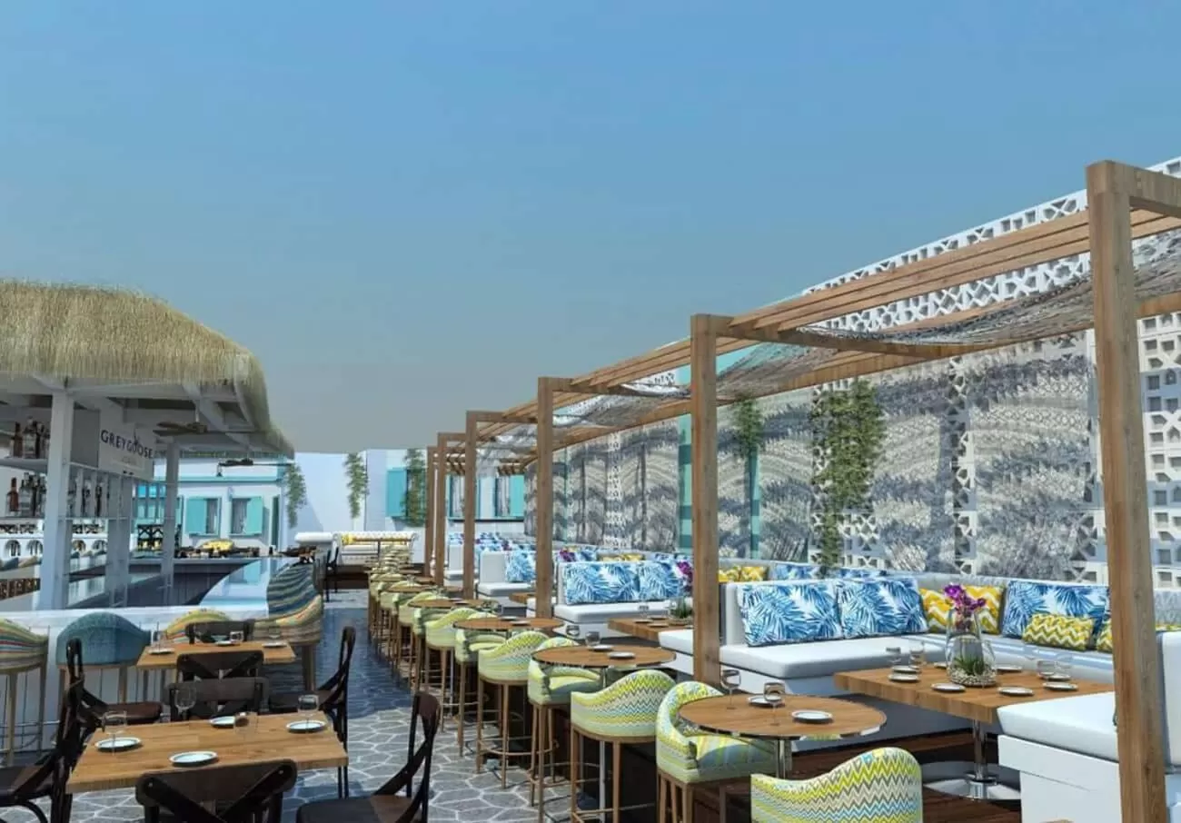 Restaurant/places to eat in Dubai Marine Beach Resort & Spa