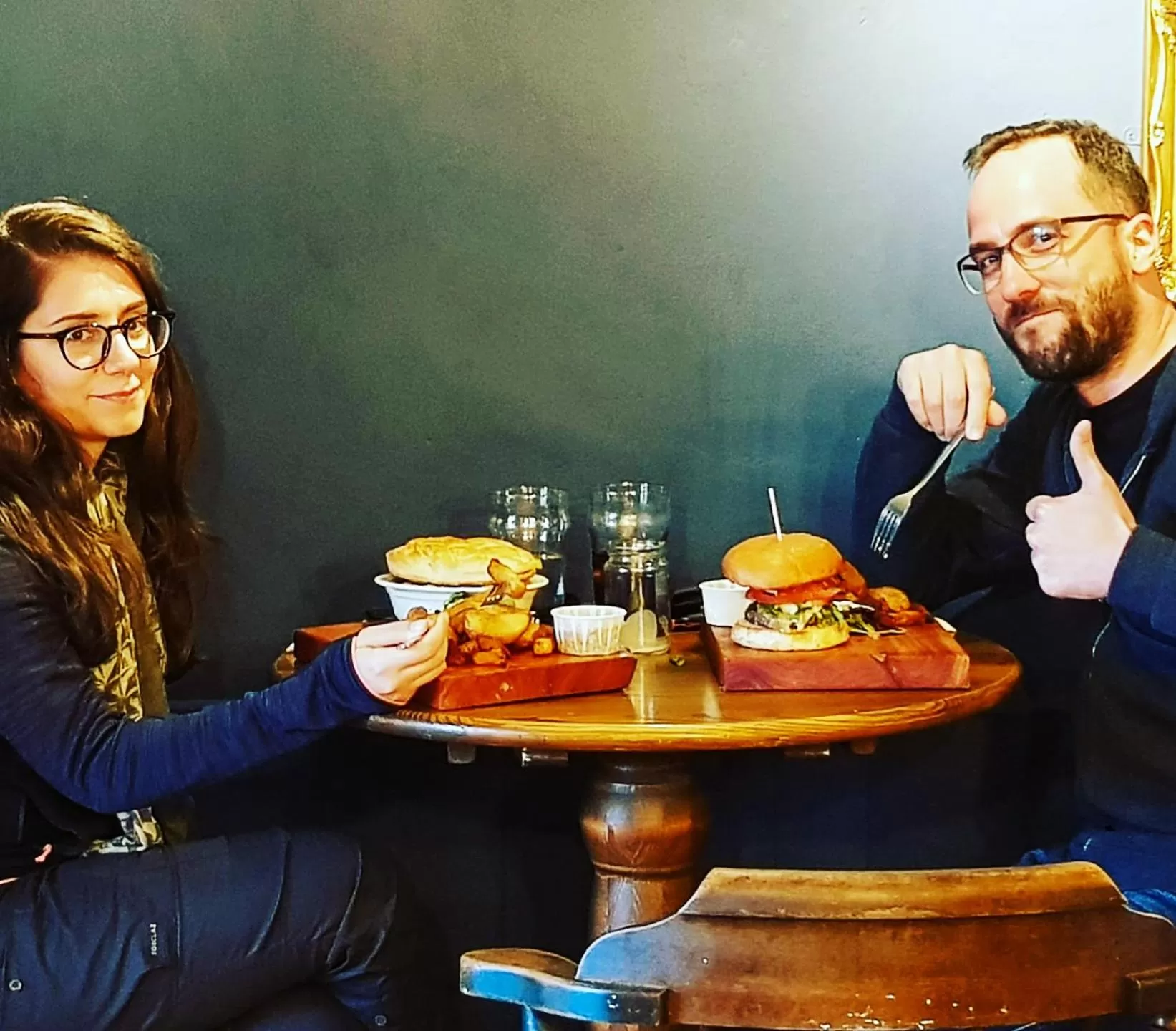 People in Jacobs Ladder Inn