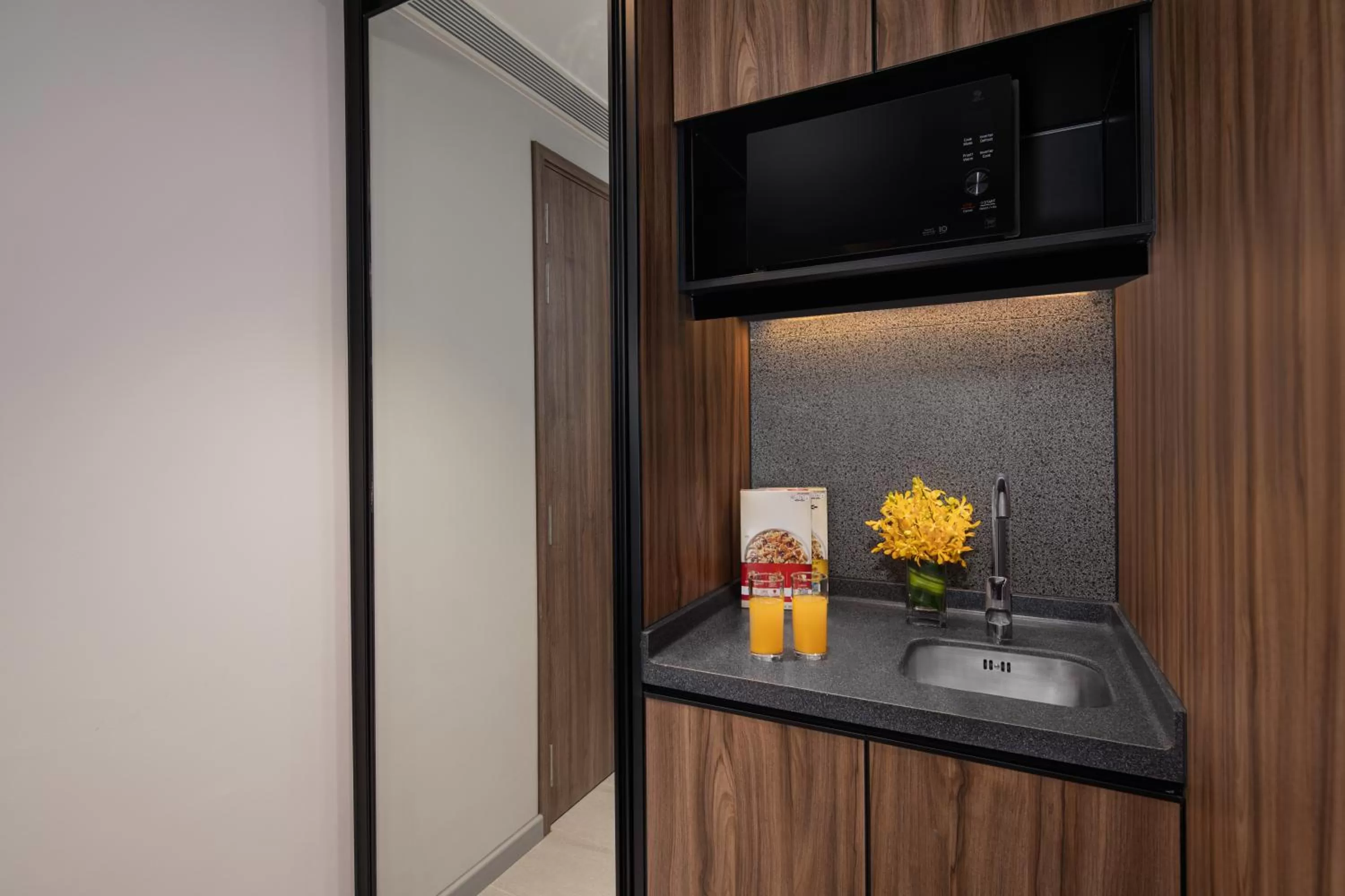 Kitchen or kitchenette in Citadines Rochor Singapore