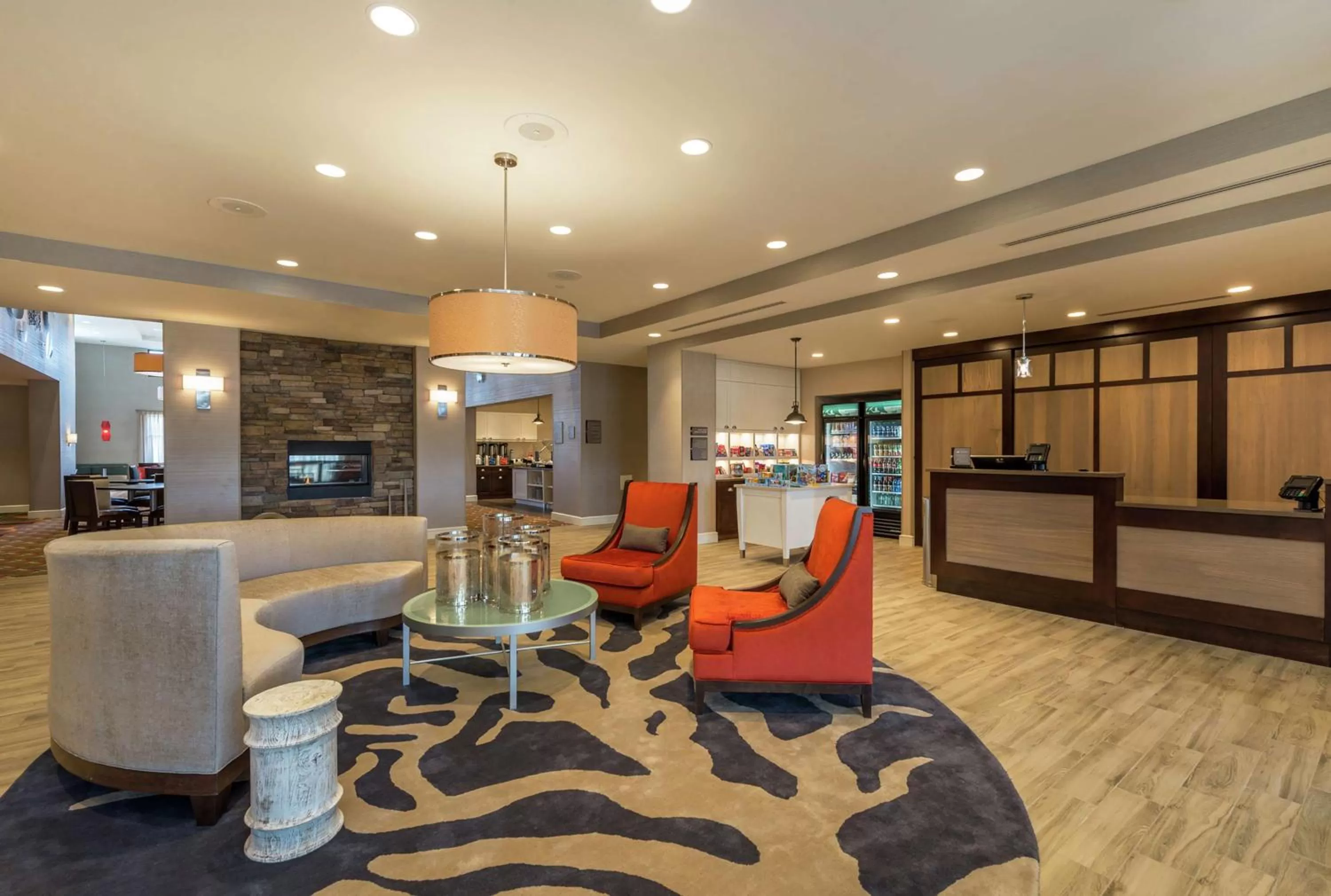 Lobby or reception in Homewood Suites by Hilton Boston Marlborough