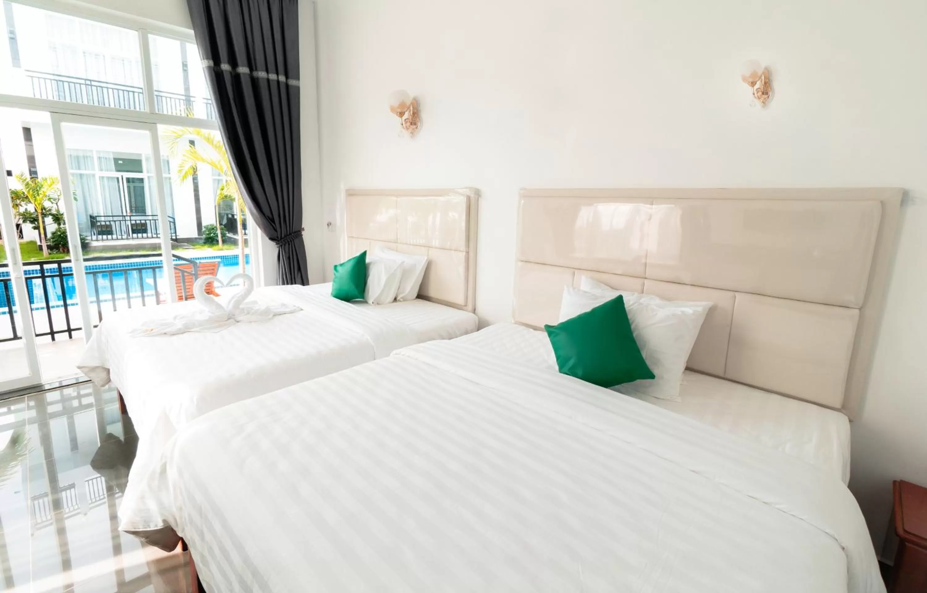 Bed in Koh Dach View Boutique Hotel