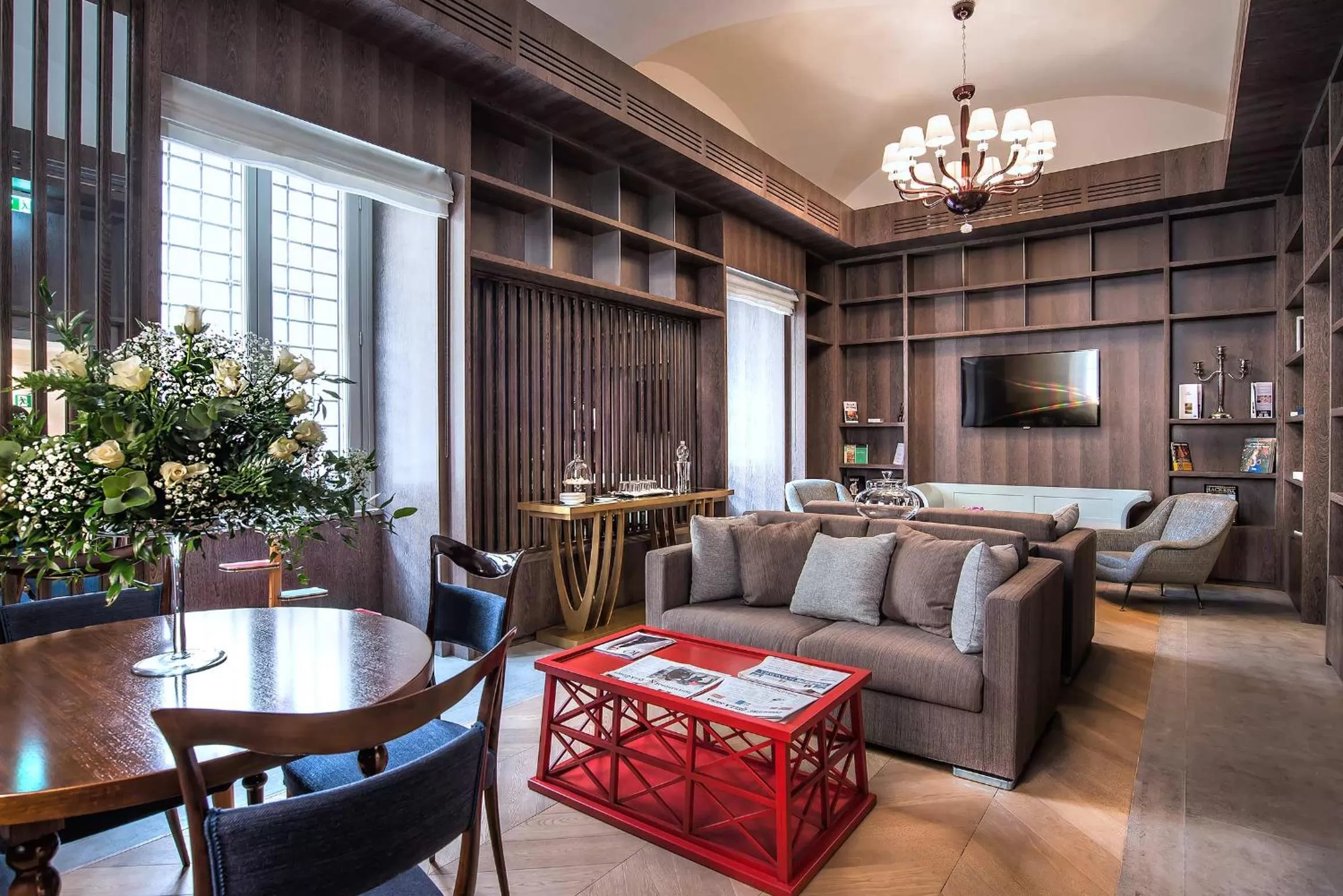 Seating area in Hotel Martis Palace