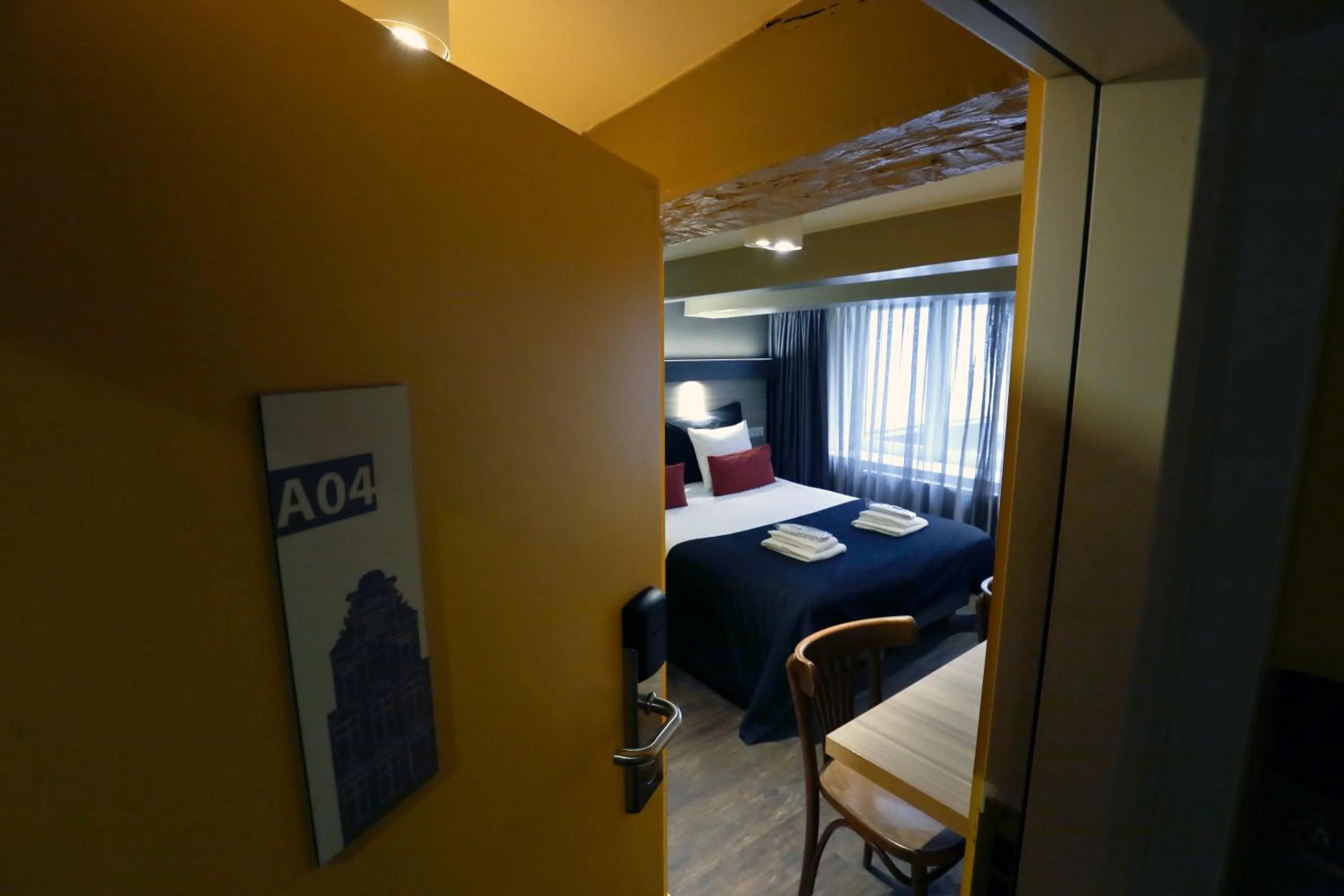 Bed in City Hotel Amsterdam