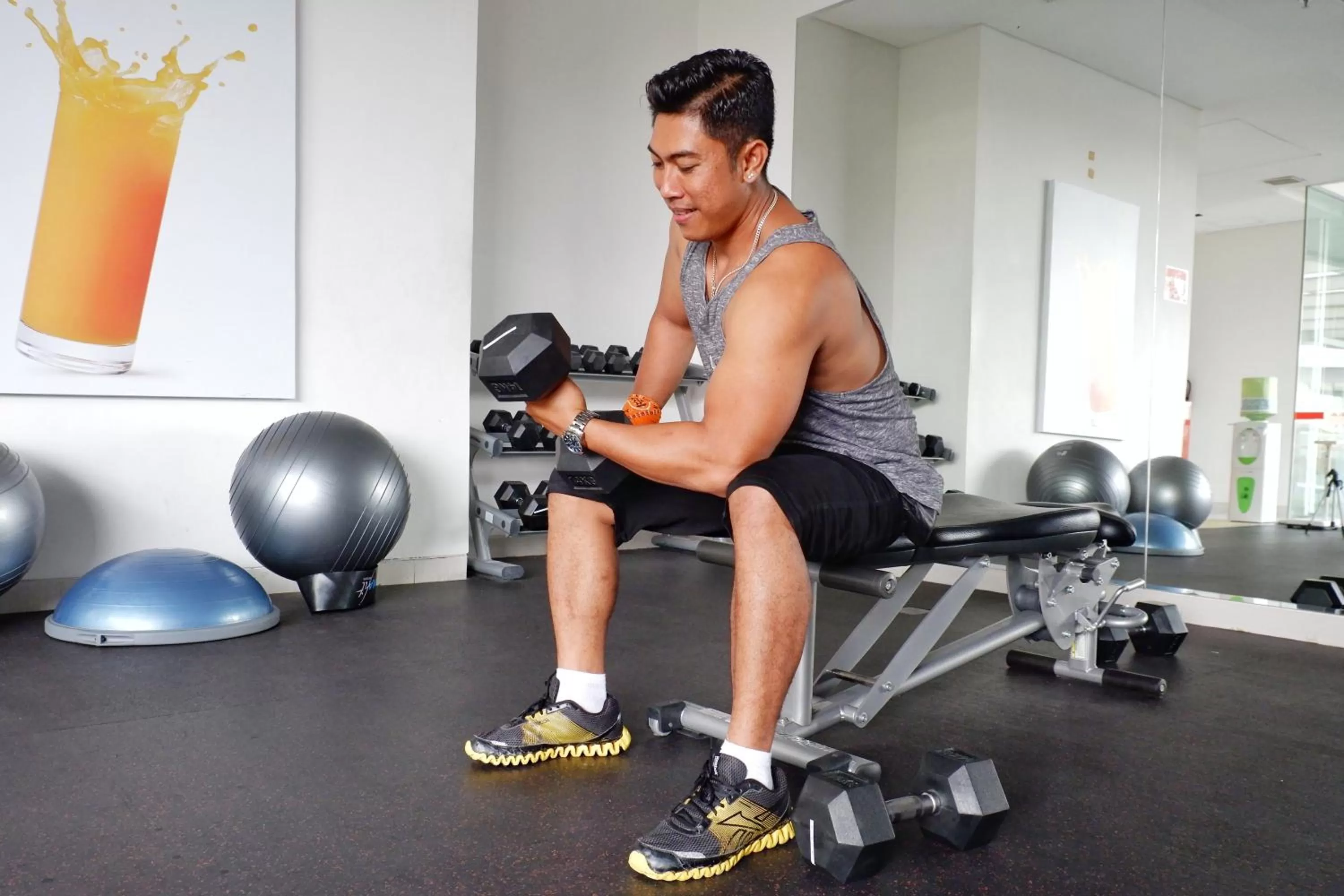 Fitness centre/facilities in HARRIS Hotel and Conventions Denpasar Bali