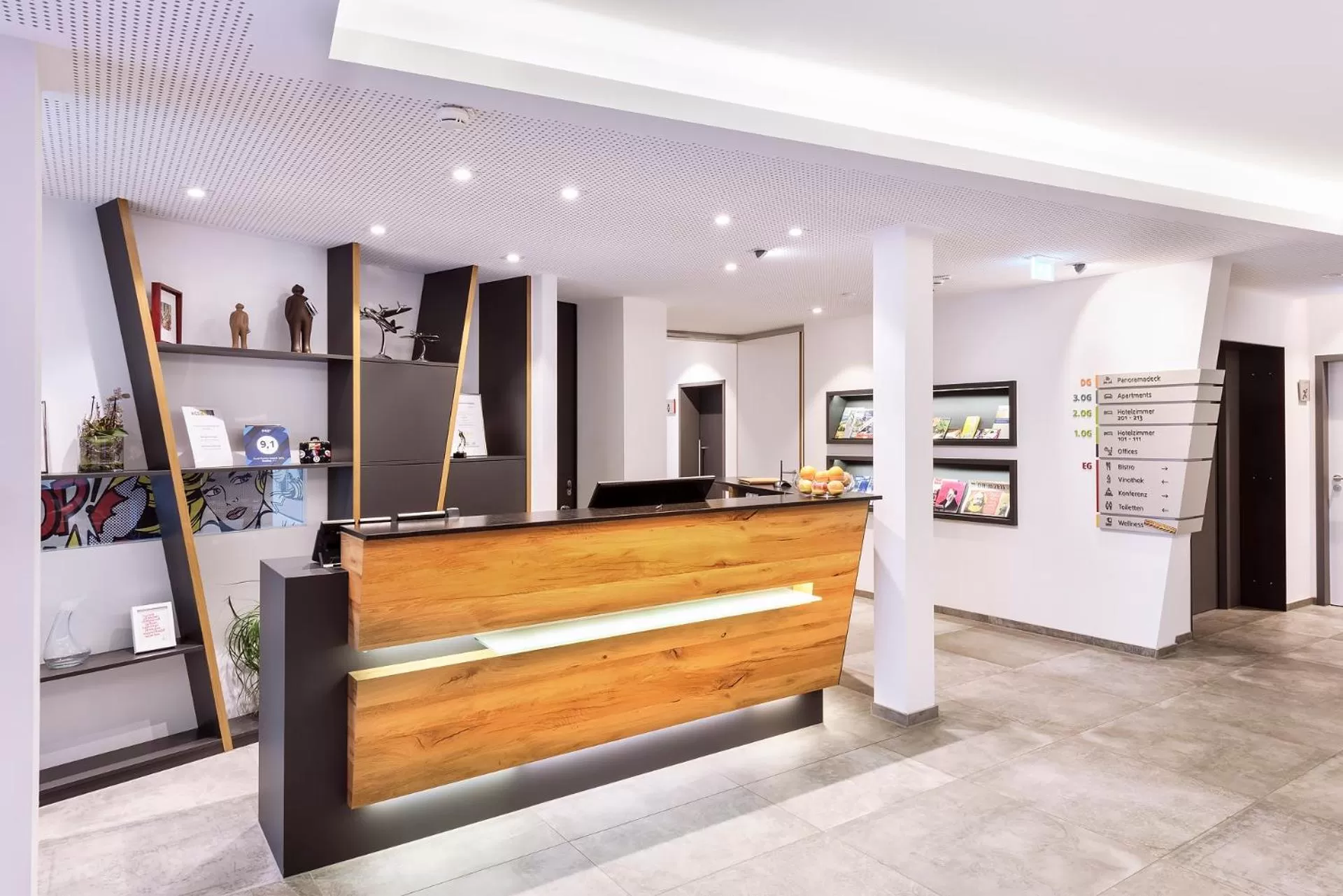 Lobby or reception in HGS³