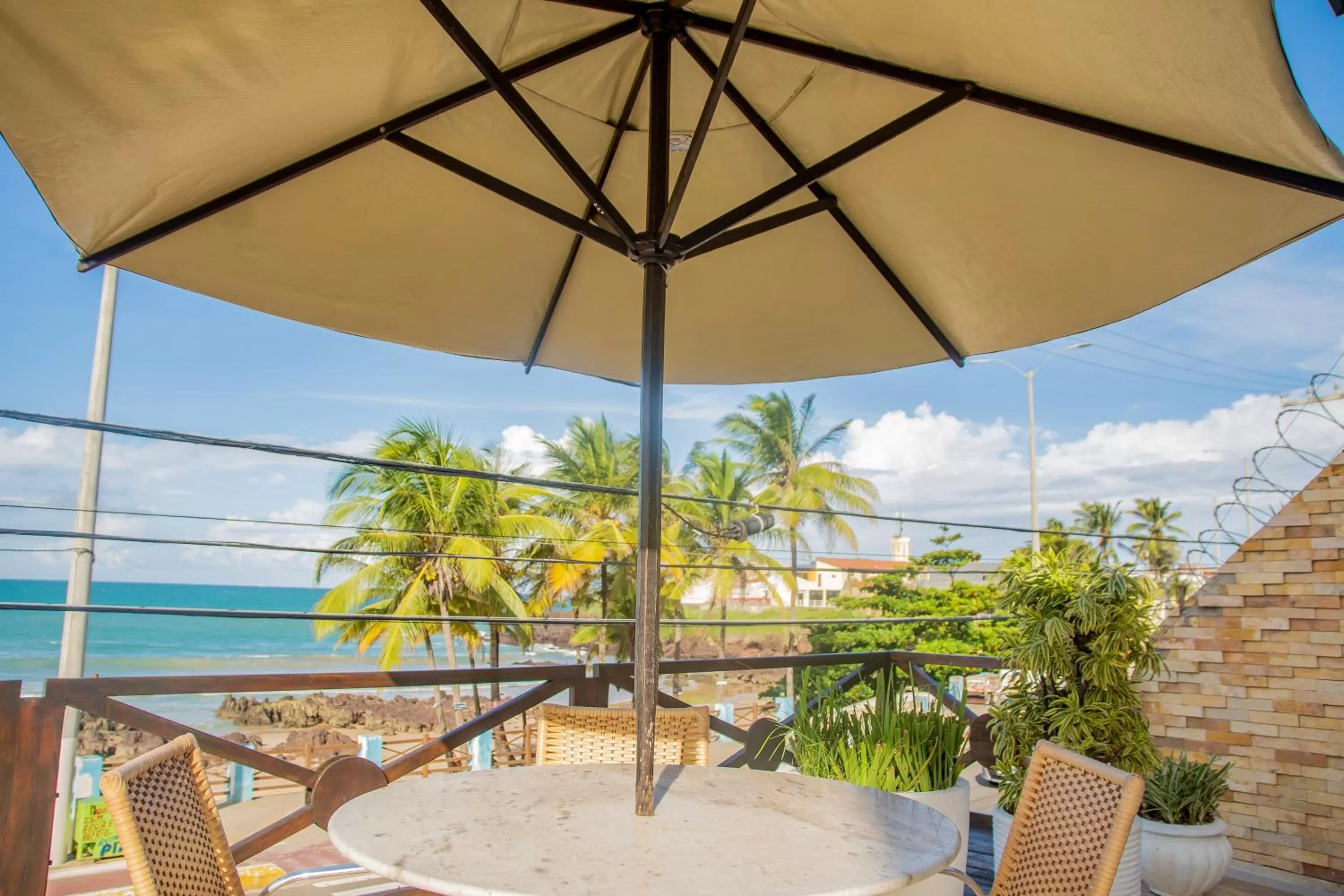 Balcony/Terrace in La Belle Beach Hotel