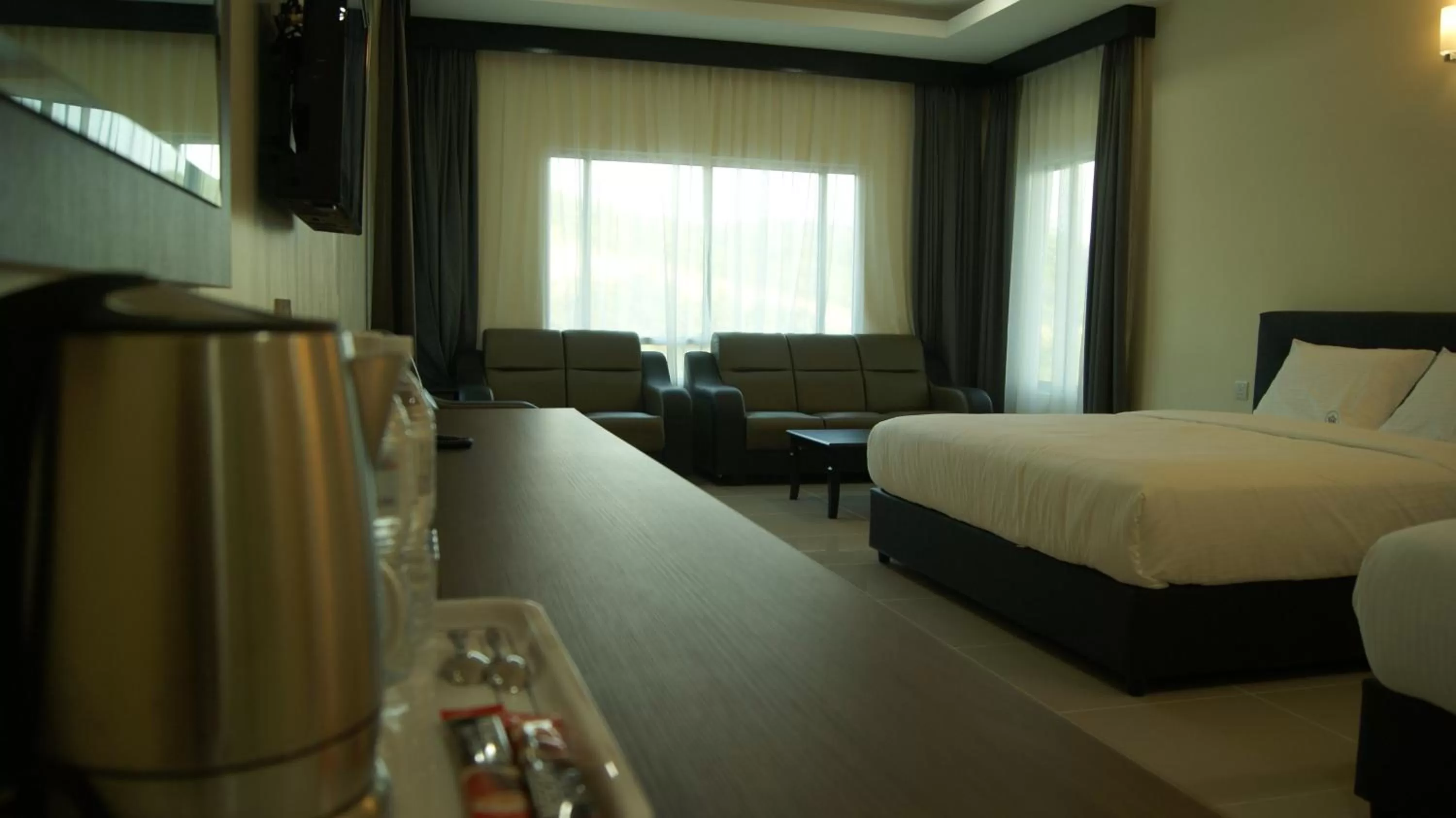 Living room, Bed in Wang Valley Resort