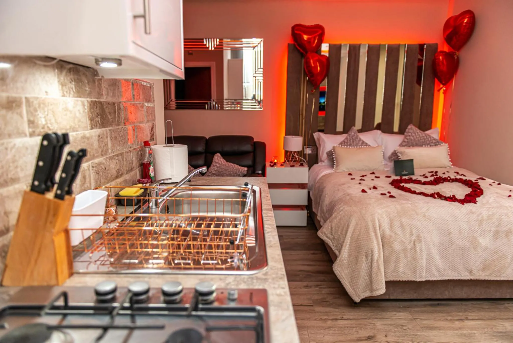 Bed in Meridian Serviced Apartments