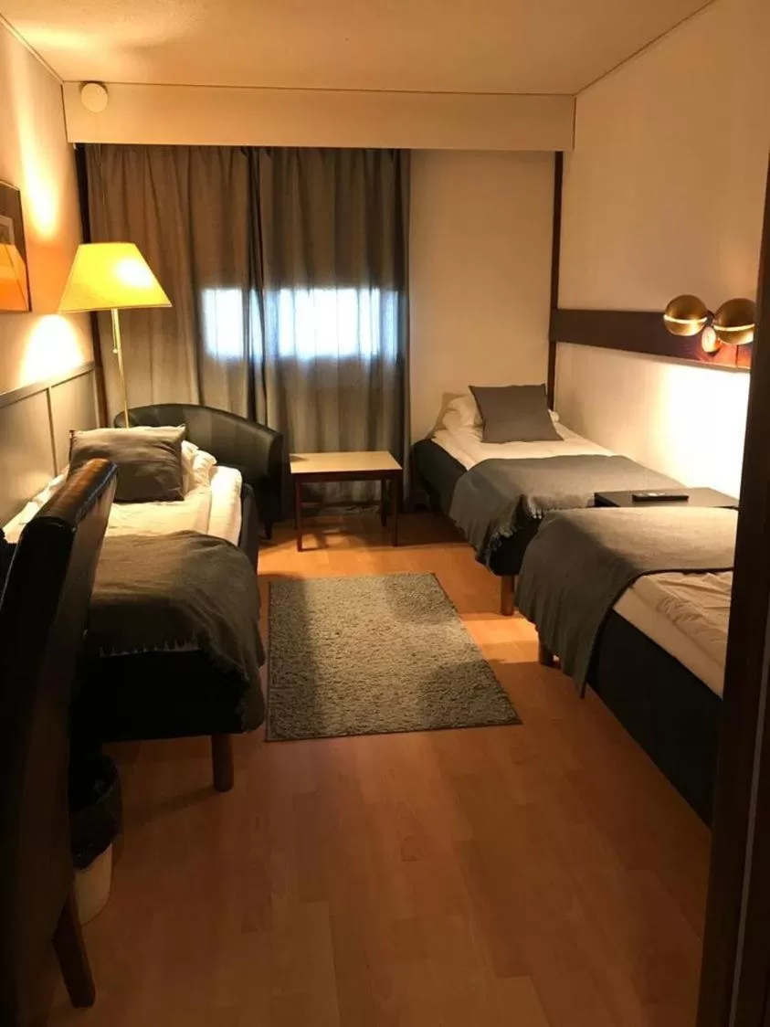 Bed in Hotel Carneval