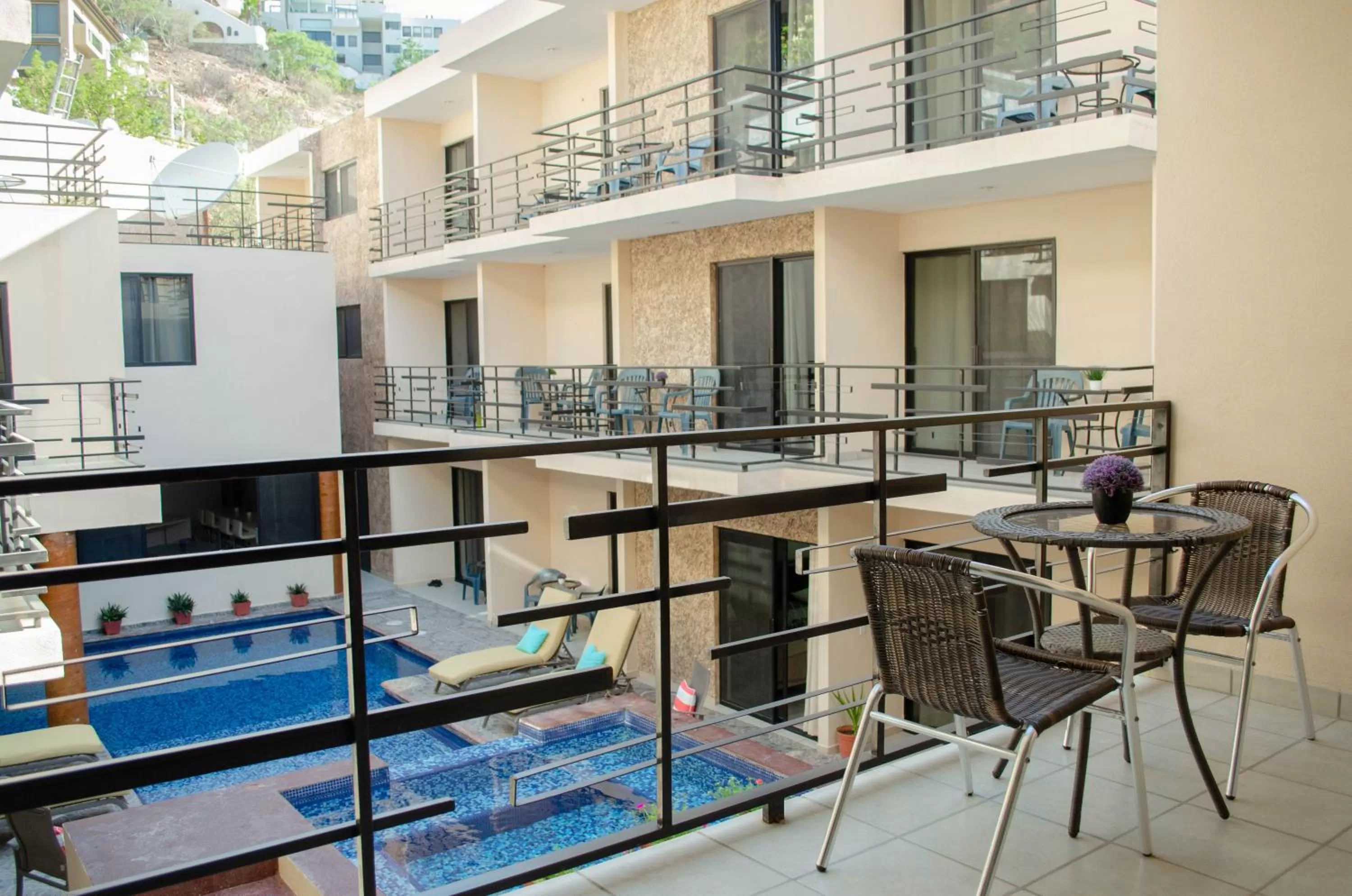 Pool view in Pedregal Suites - Marina and Downtown