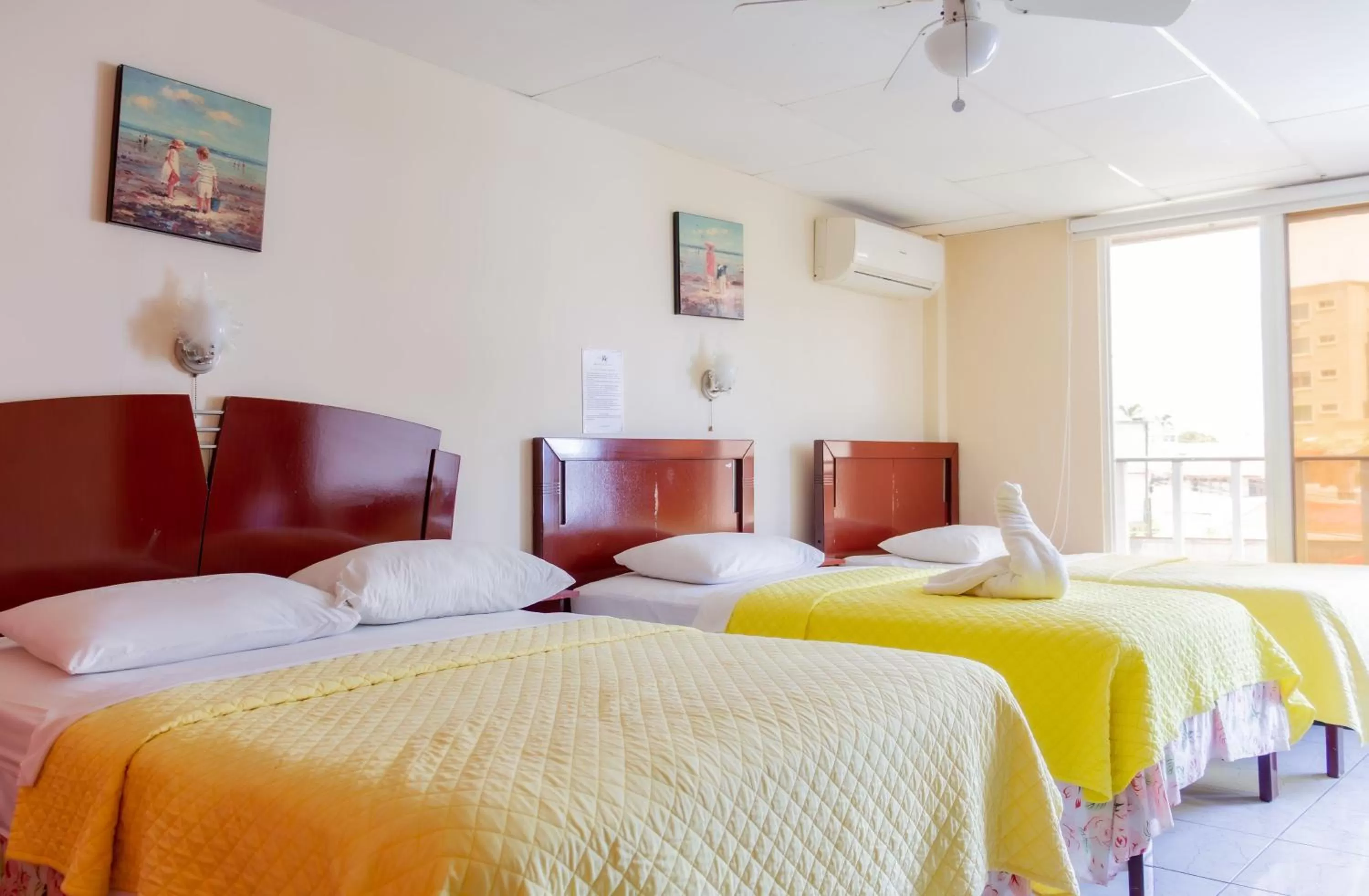 Bed in Hostal Antares