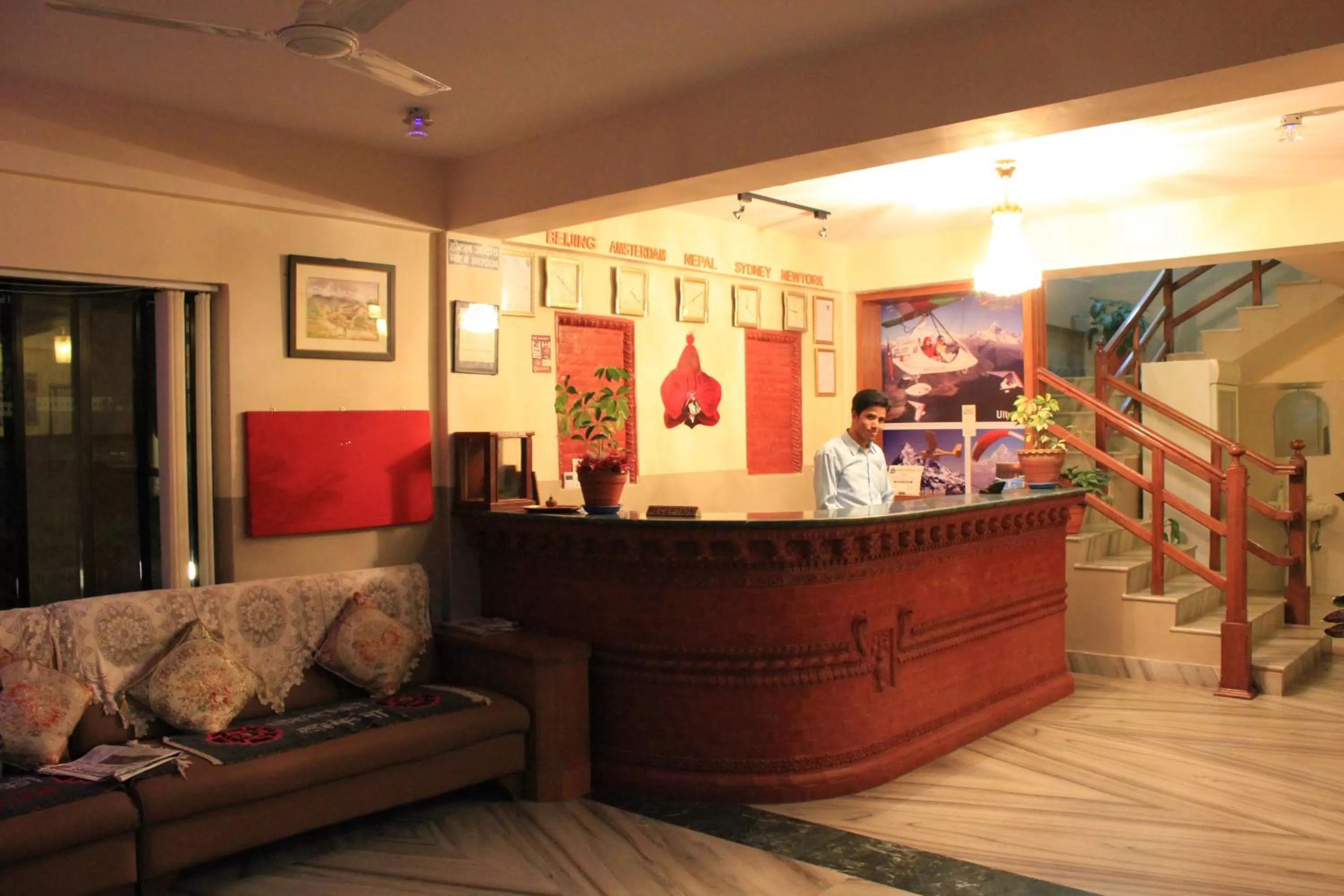 Lobby or reception in Hotel Orchid