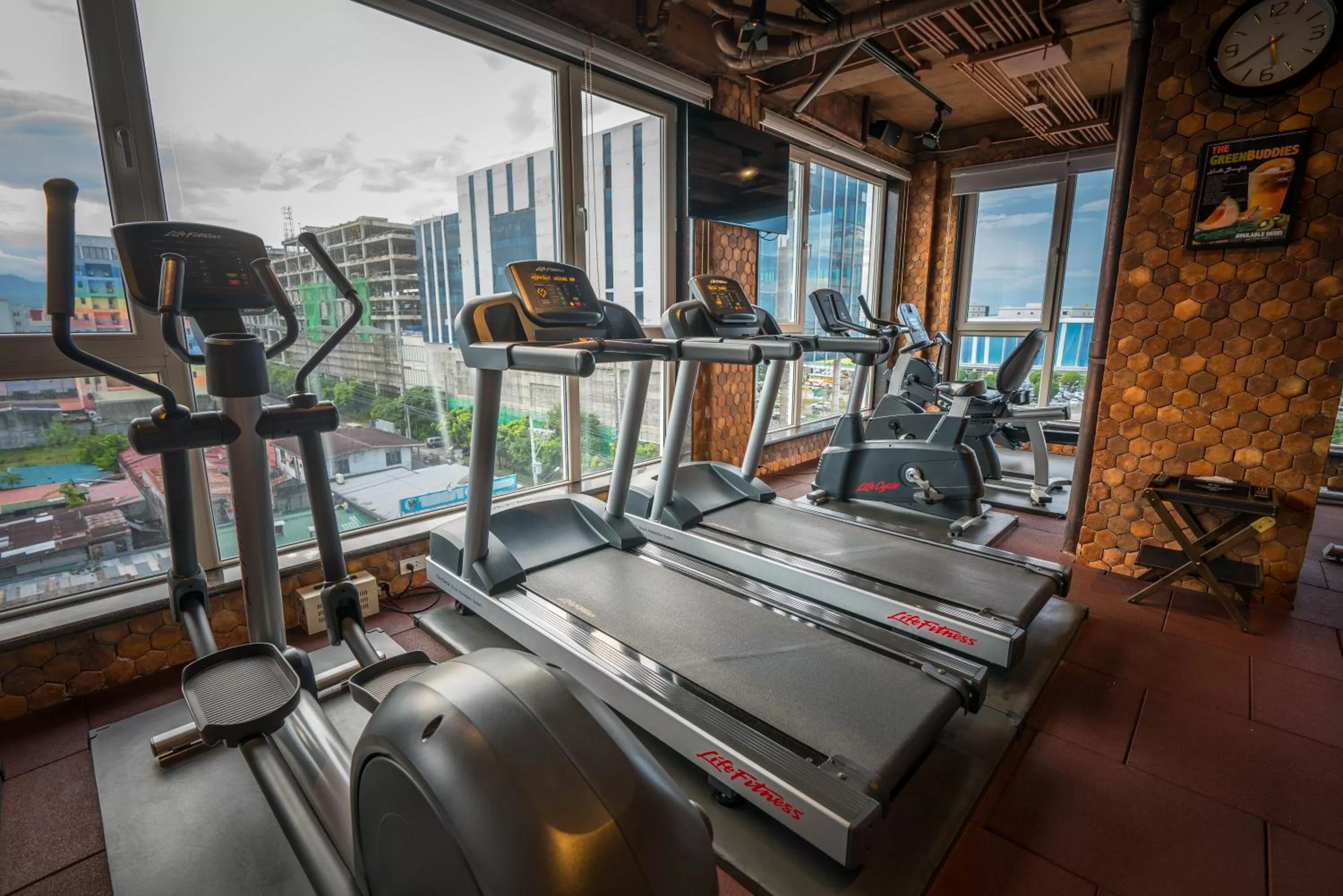 Fitness centre/facilities in ABC Hotel