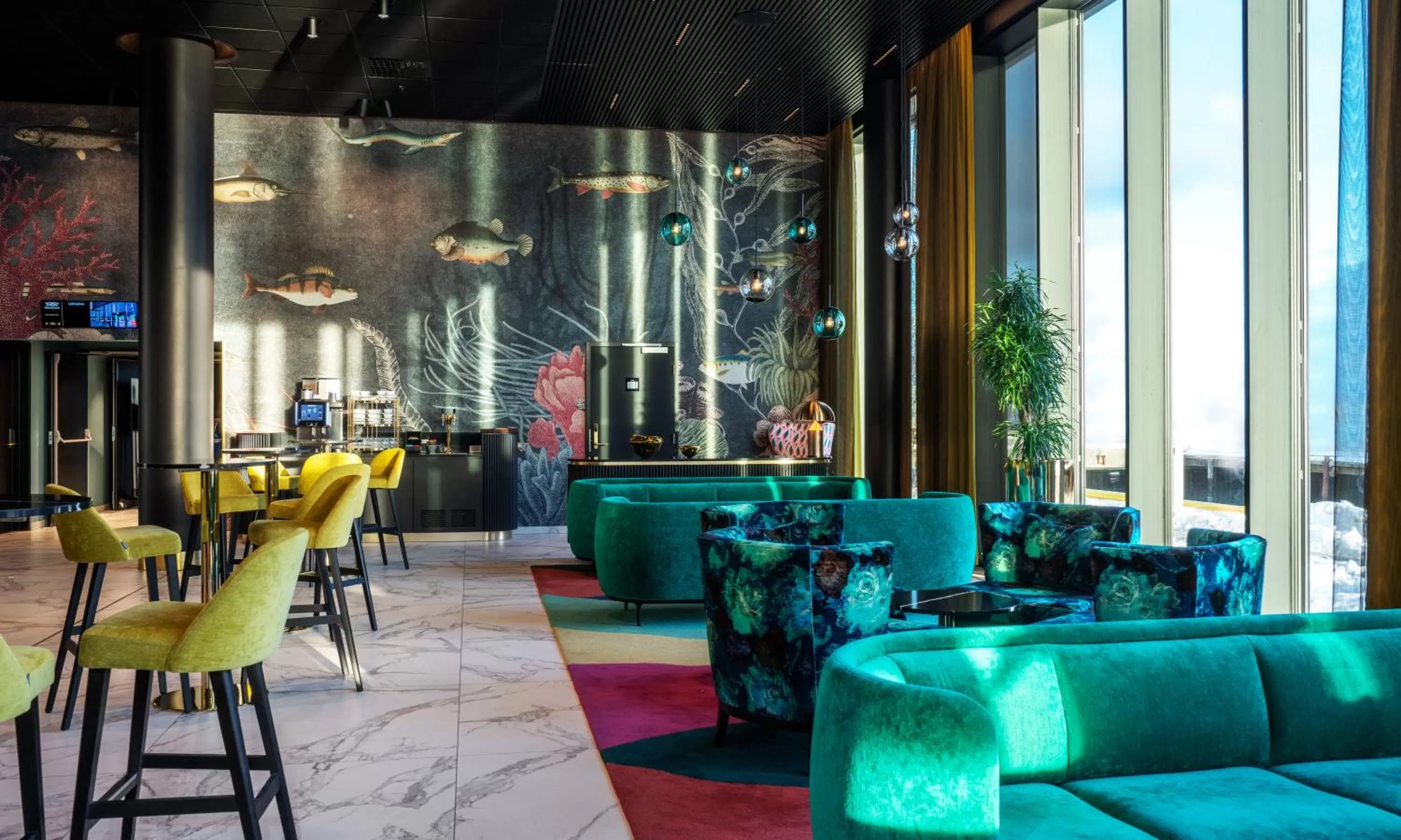 Lobby or reception in Thon Hotel Svolvær