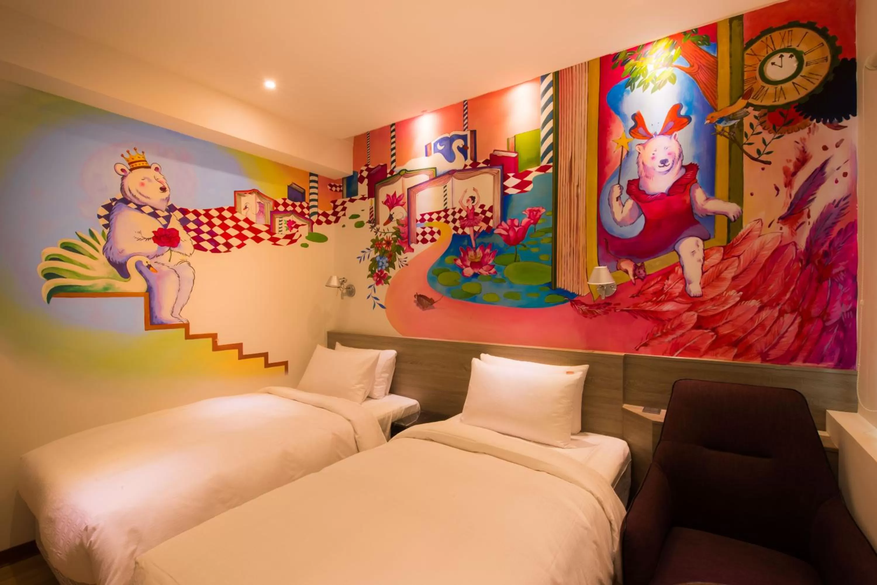 Bed in Legend Hotel Kaohsiung Pier2