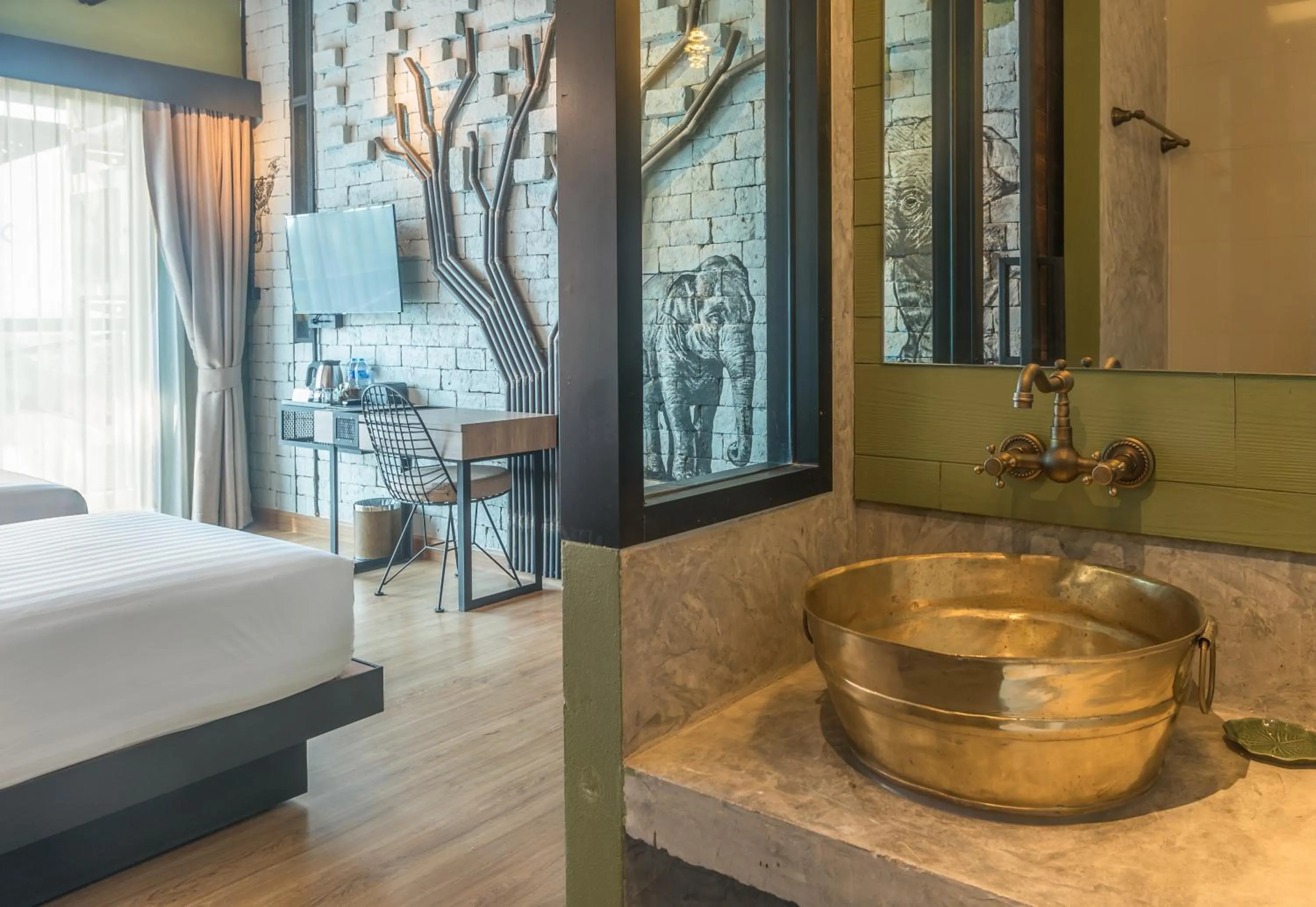 Bathroom, Bed in Sea Crest by Jomtien