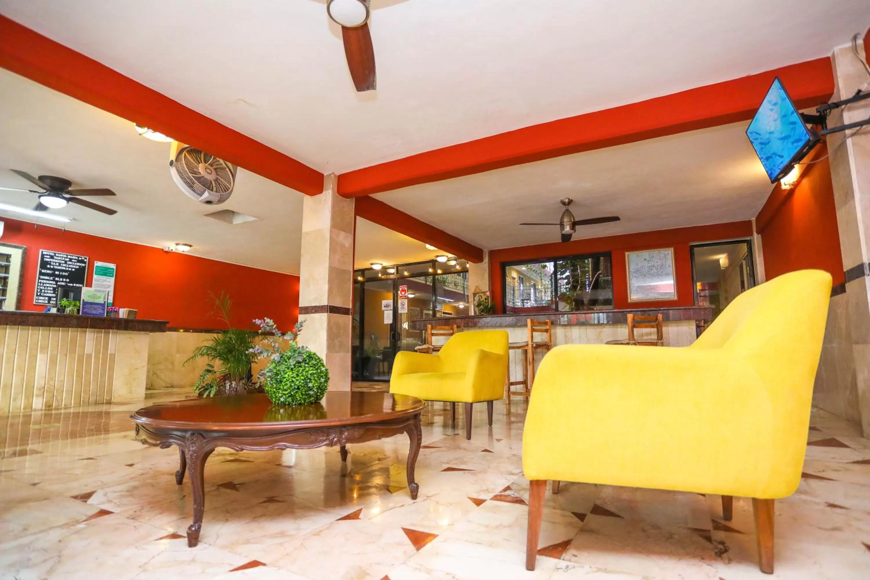 Living room in Hotel Santa Maria