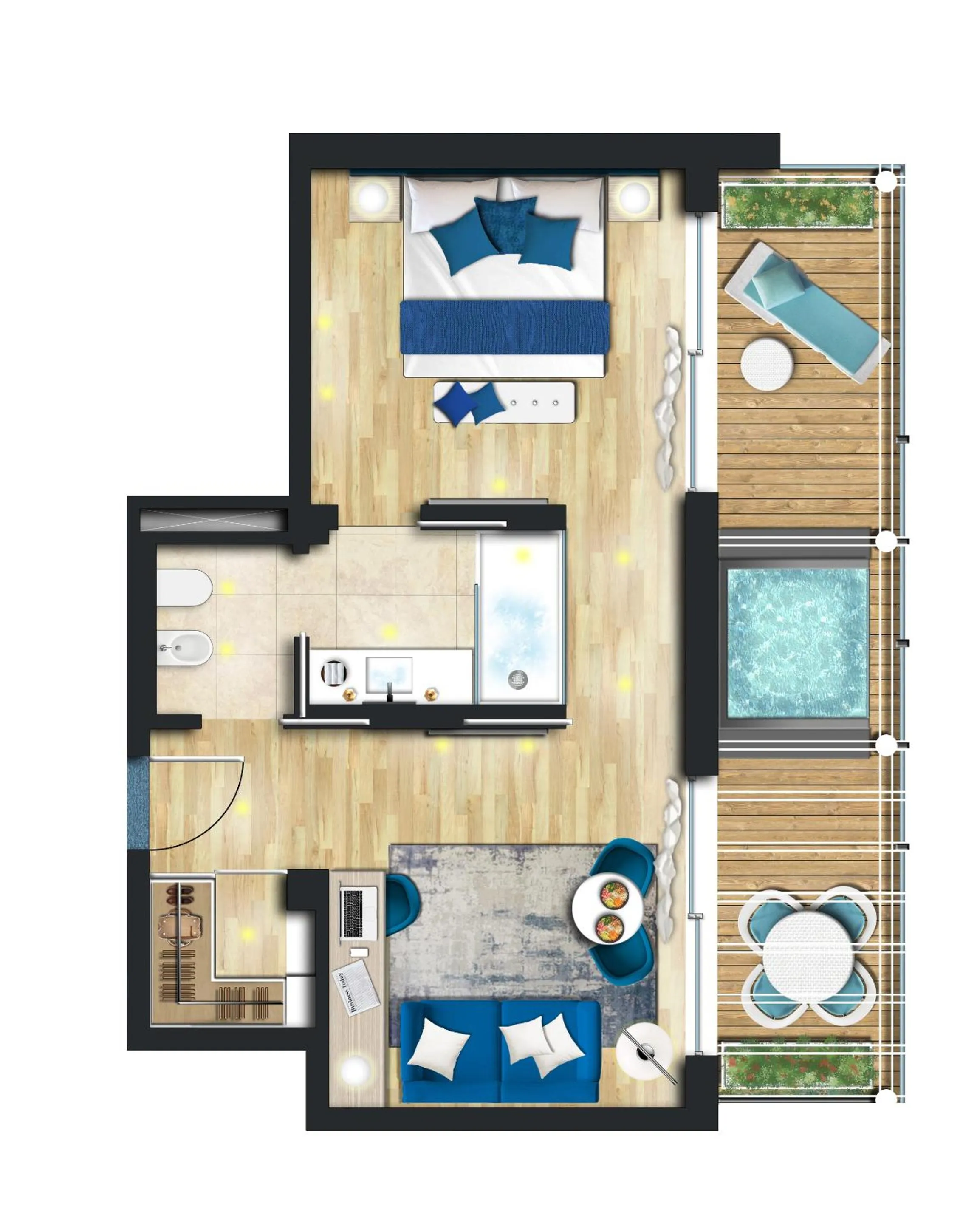Floor plan in Atlantic Hotel & SPA