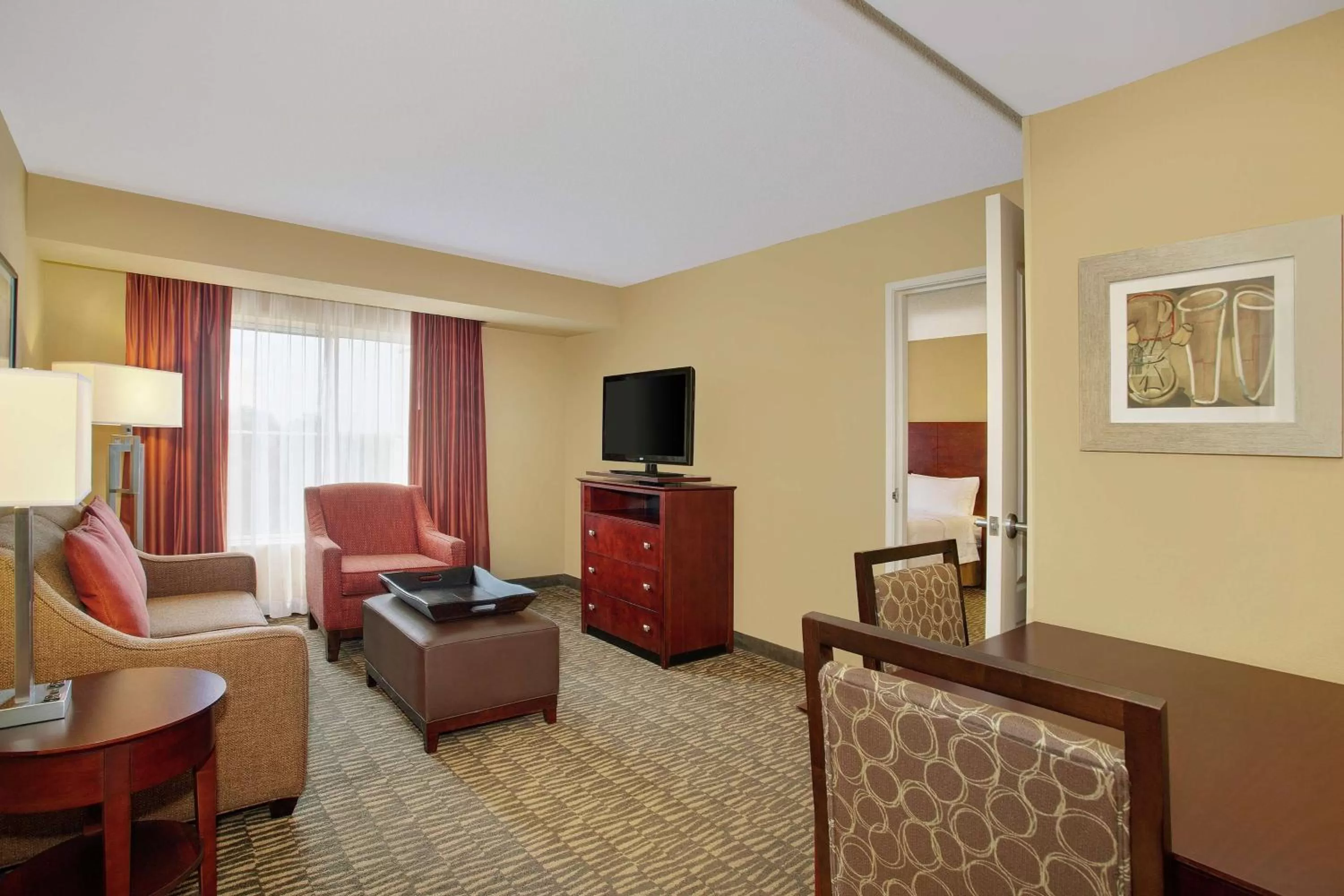 Bedroom in Homewood Suites by Hilton Tampa-Brandon
