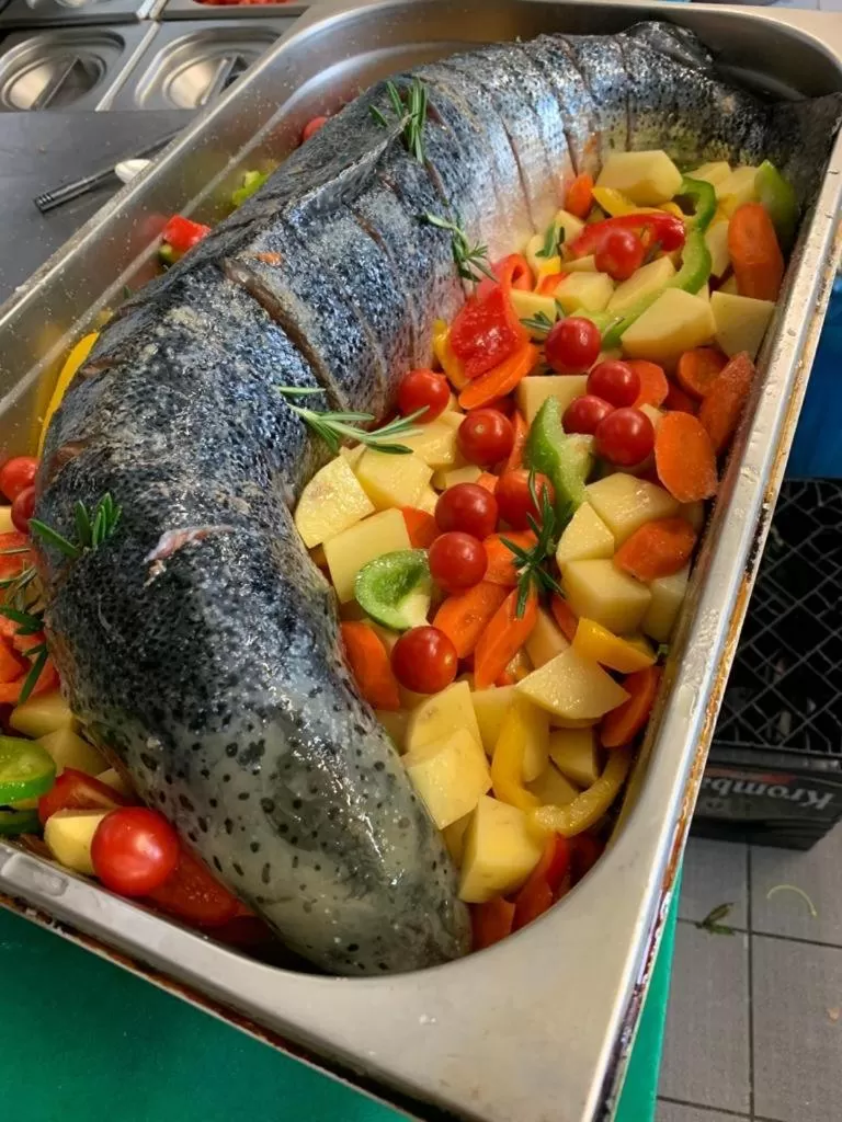 Food in Hotel Restaurant Byblos