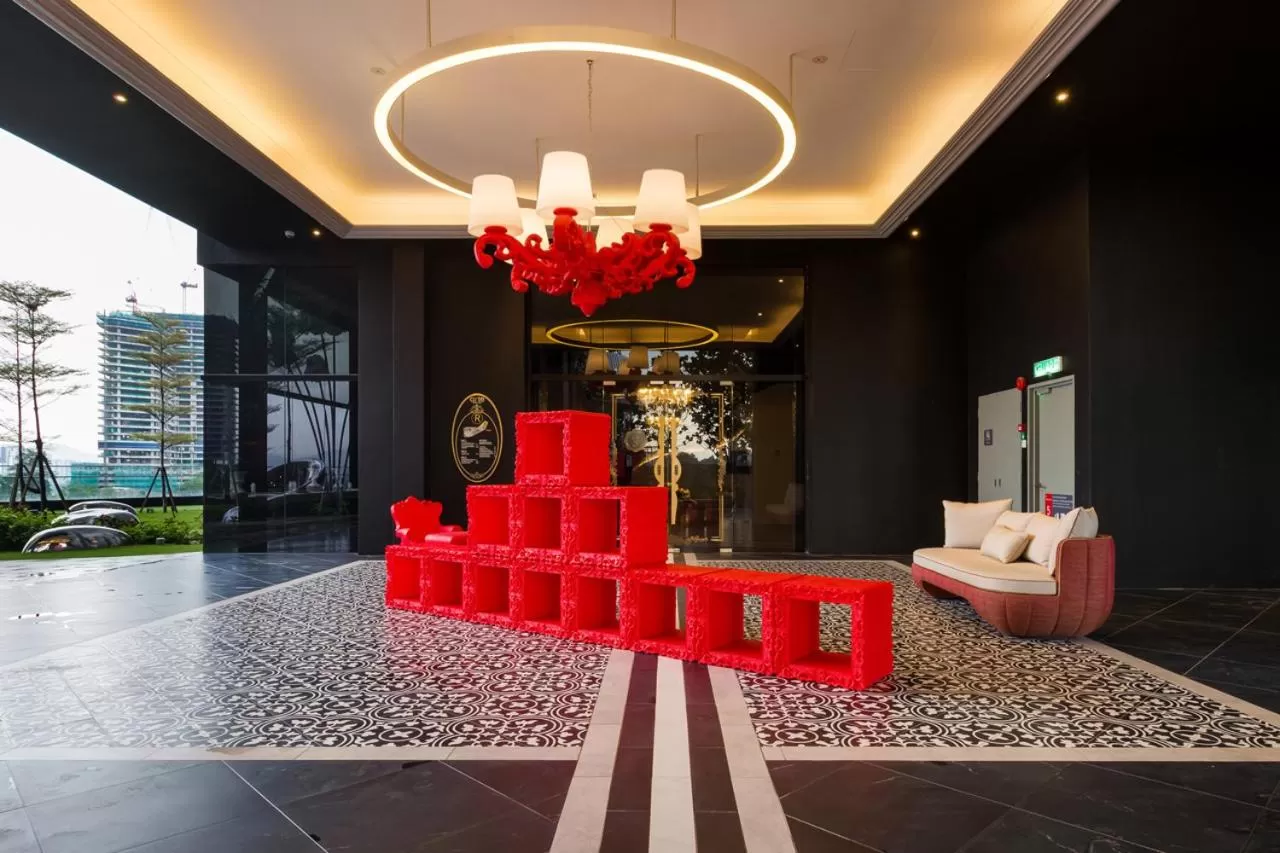 Seating area in Arte Mont Kiara Hotel Suite