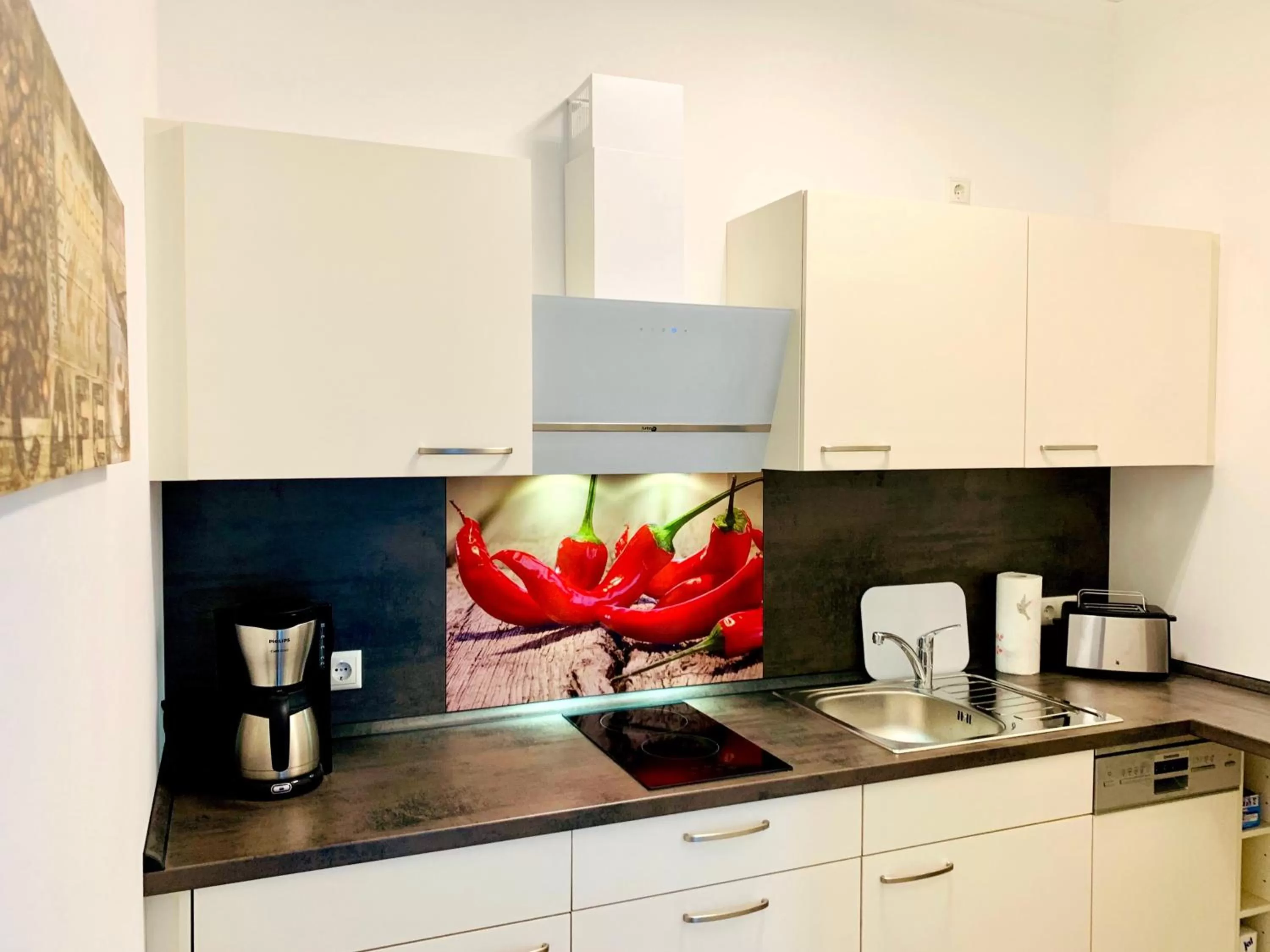 Kitchen or kitchenette in Hotel Rosenhof