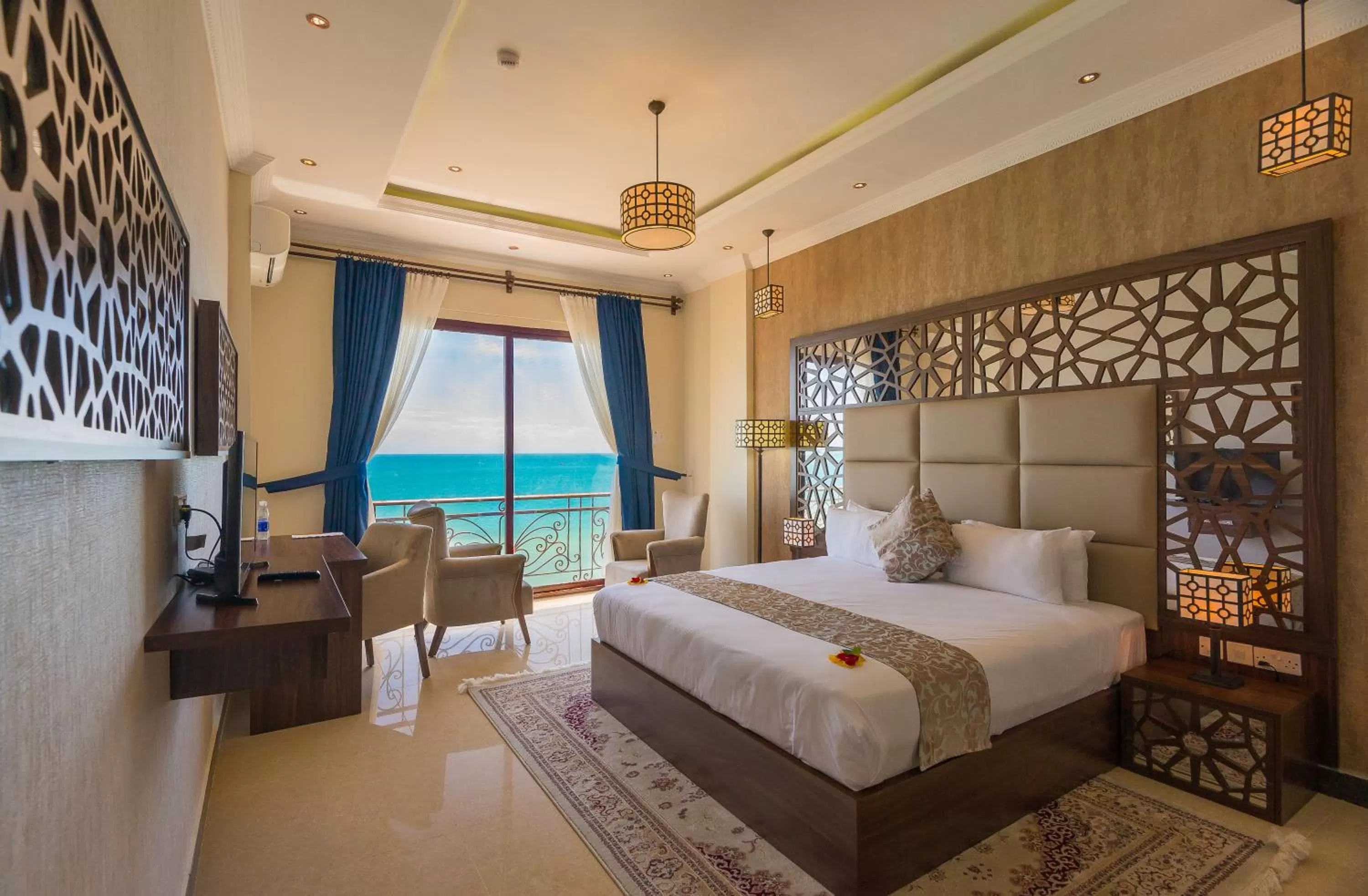 Photo of the whole room, Bed in Golden Tulip Zanzibar Resort